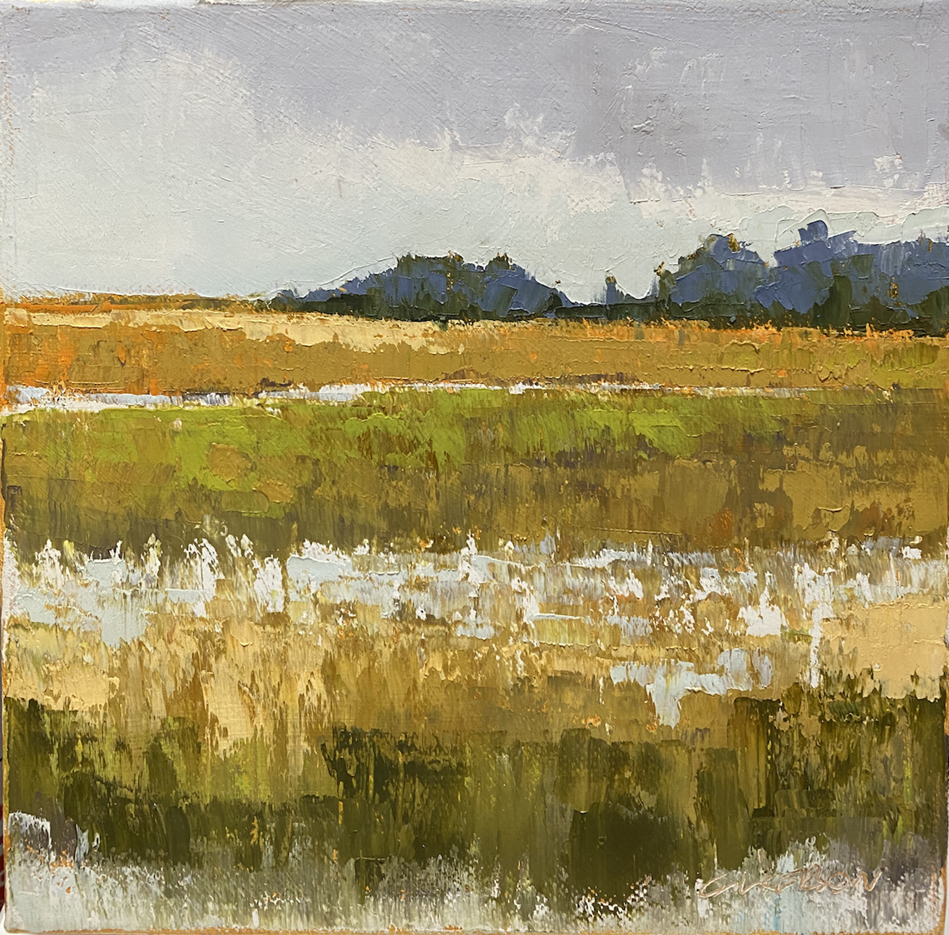 Fall Morning, High Tide by Mary Gilkerson