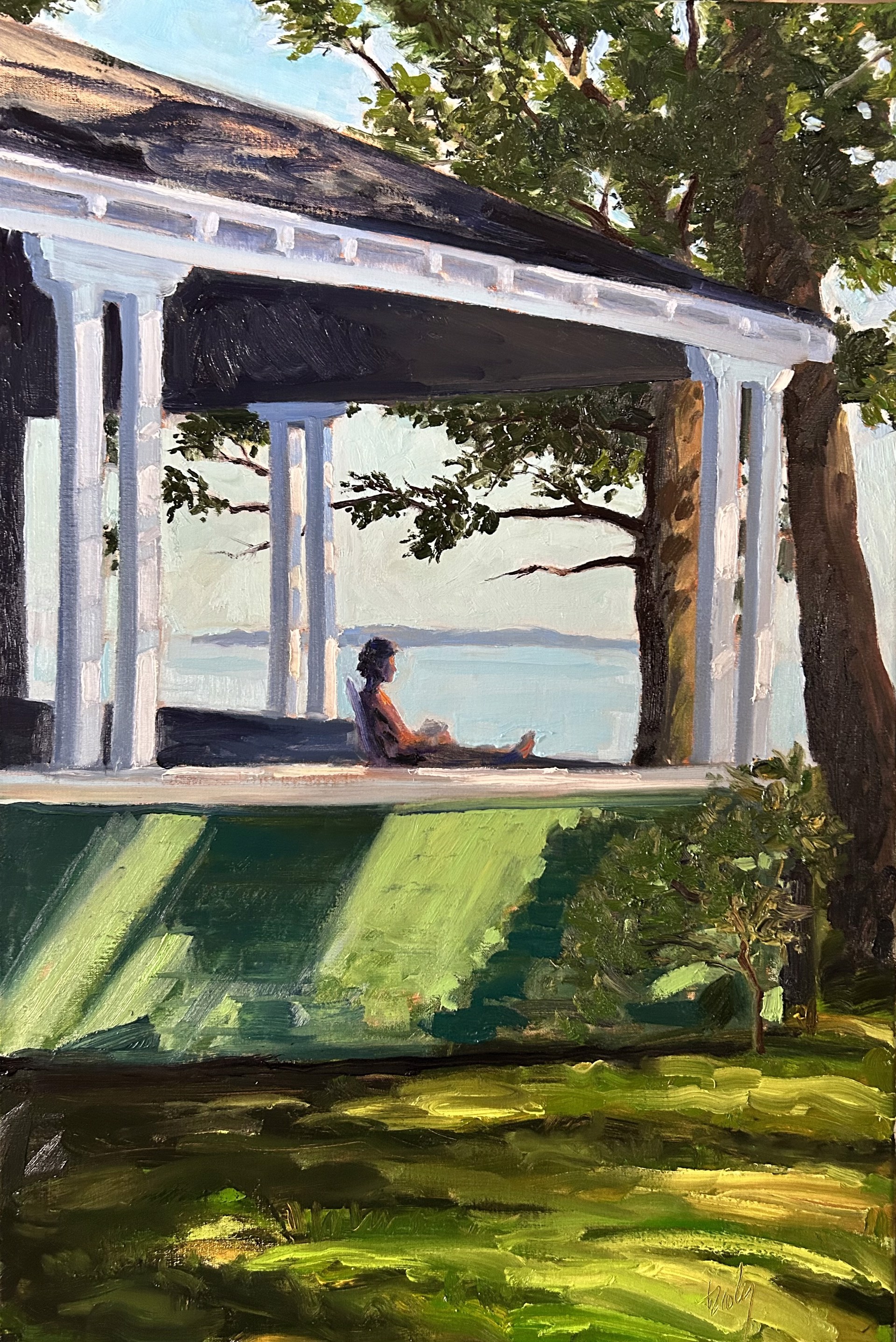 Summer Porch III by Dan Daly