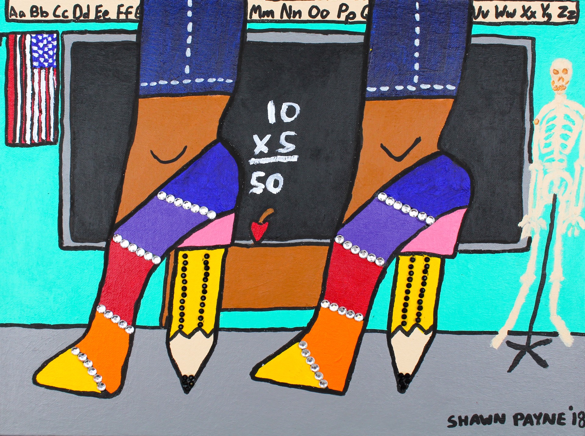 Pencil Tip Heels (FRAMED) by Shawn Payne