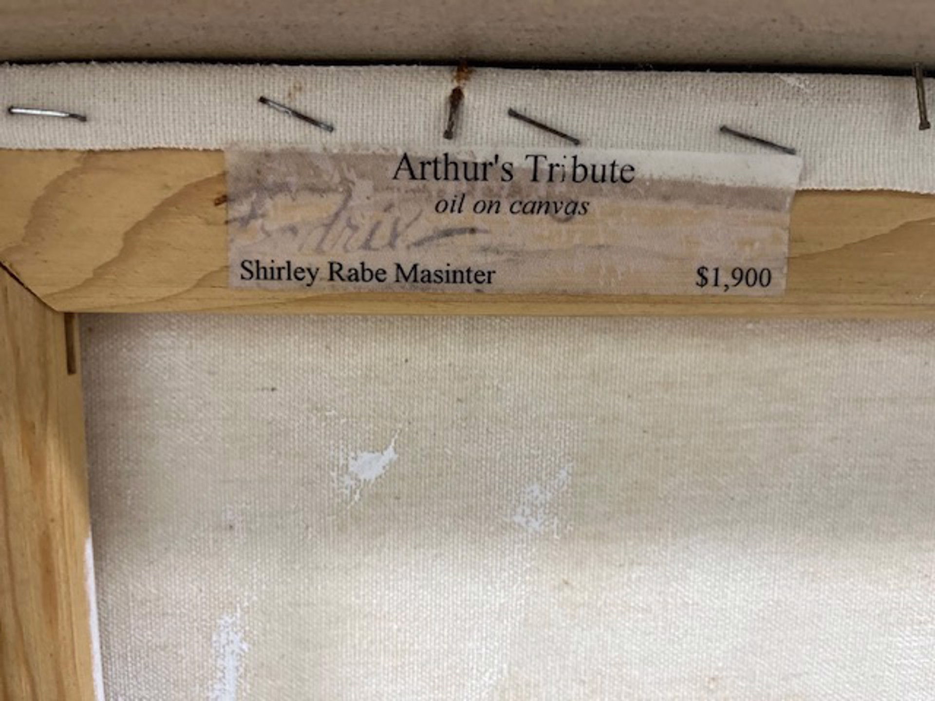 Arthur's Tribute by Shirley Rabe' Masinter