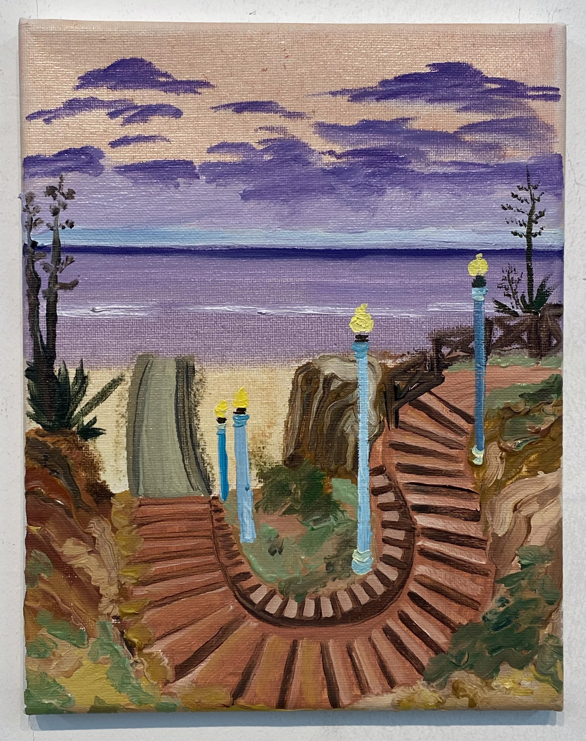 Santa Monica Steps by Susan Lizotte
