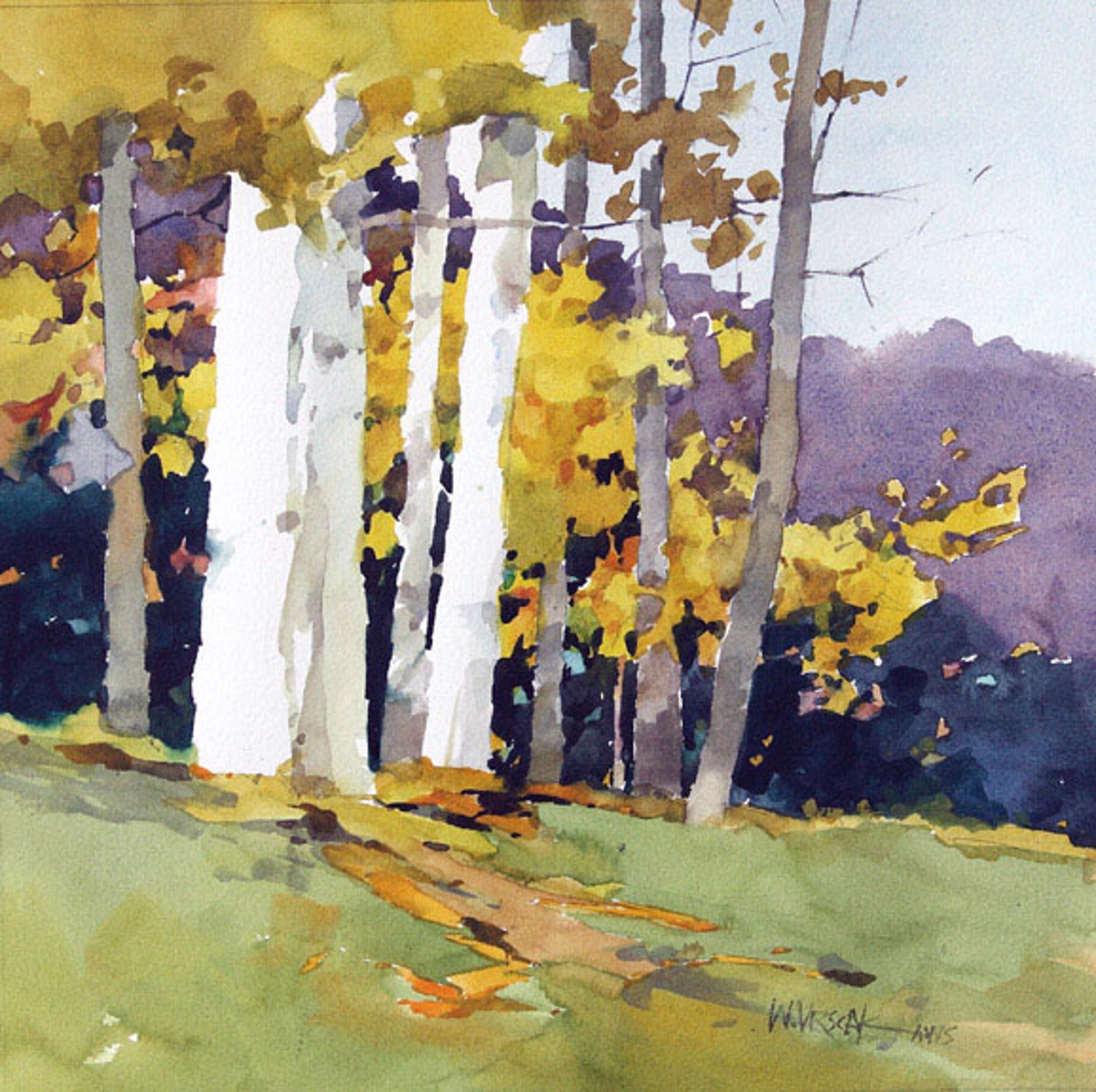 Autumn Grove by William Vrscak