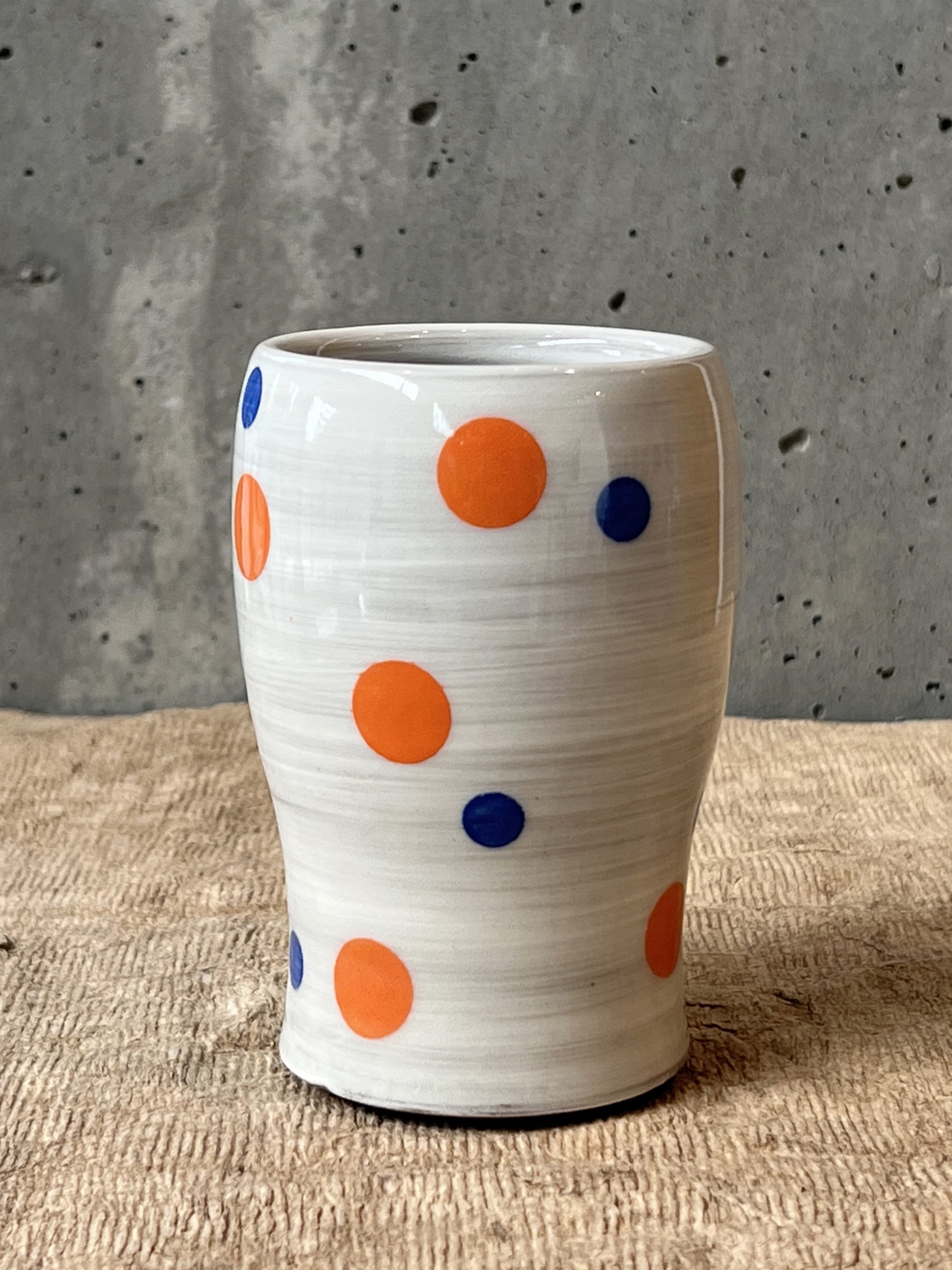 Tall Cup with Dots by Doug Schroder