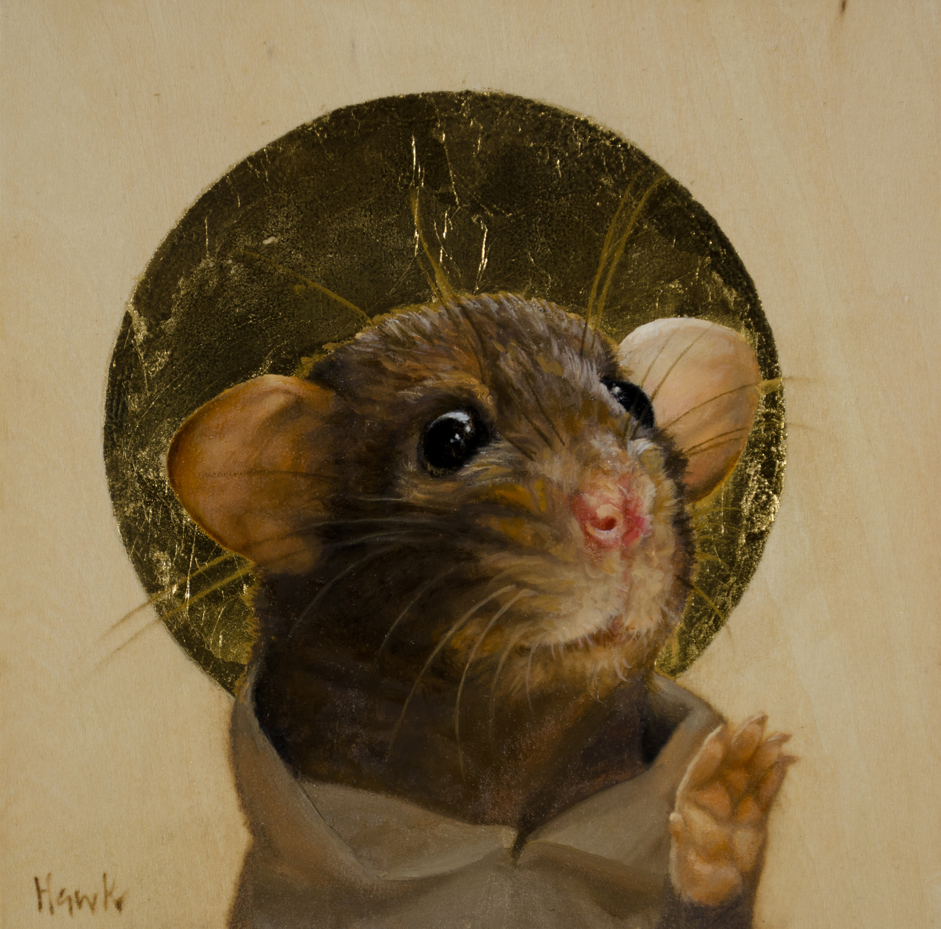 Devout Mouse by Dana Hawk