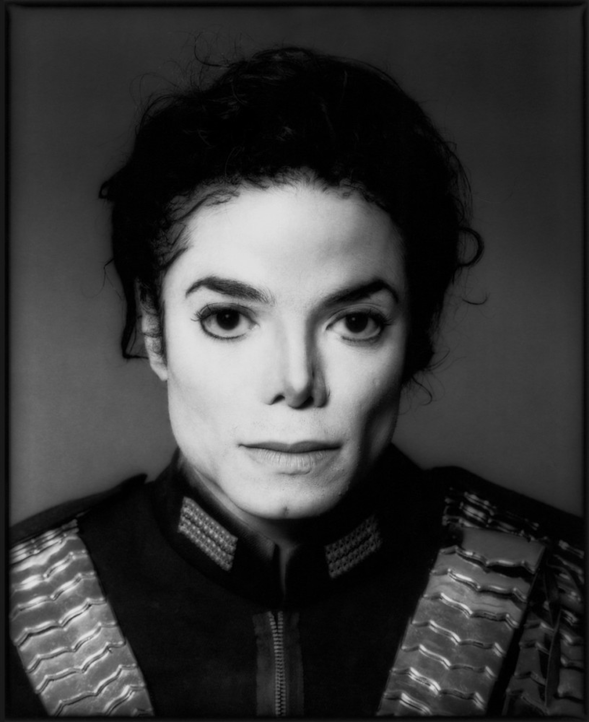 94047 Michael Jackson Headshot BW by Timothy White