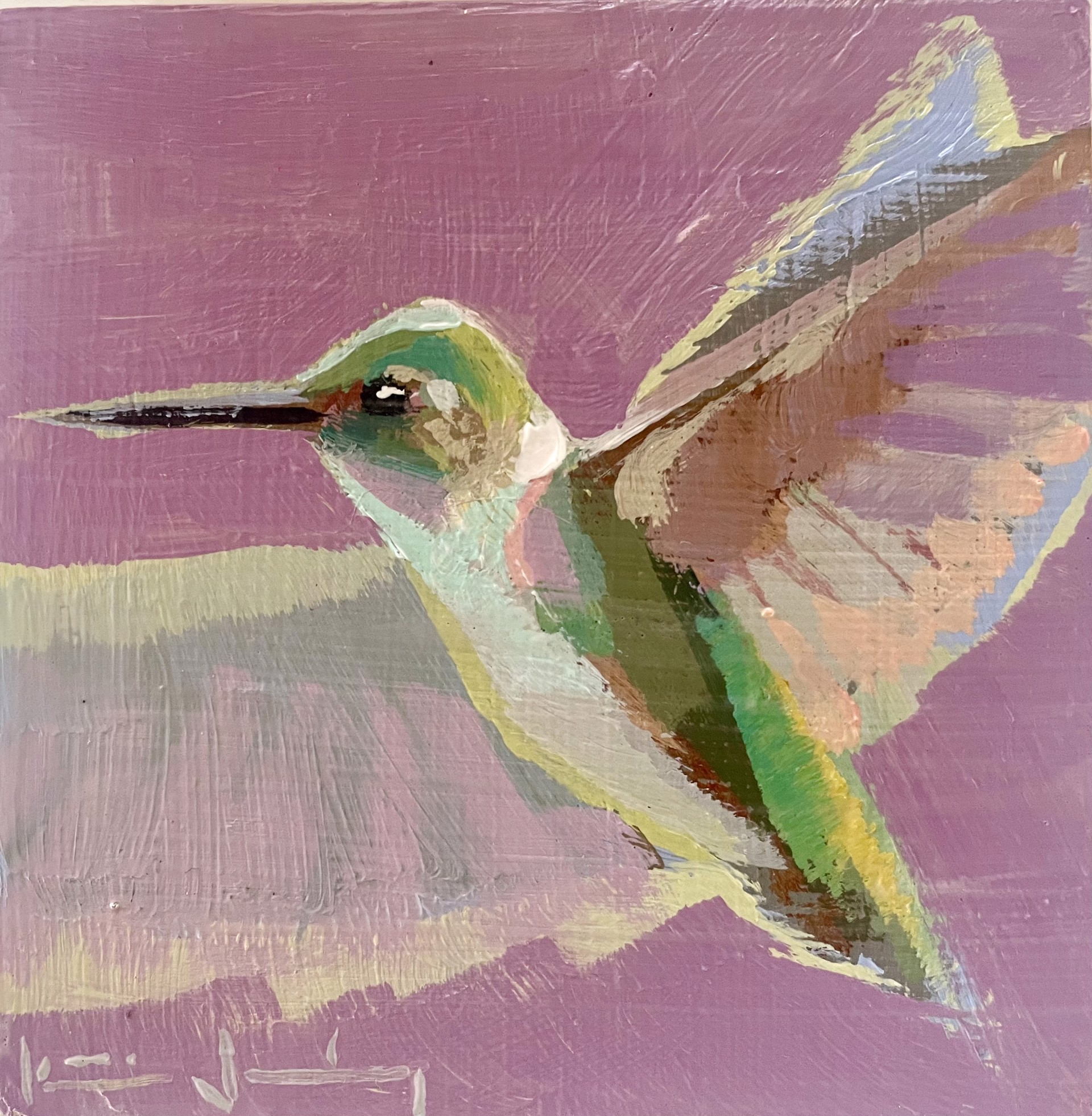Lilac Hummingbird by Katie Jacobson