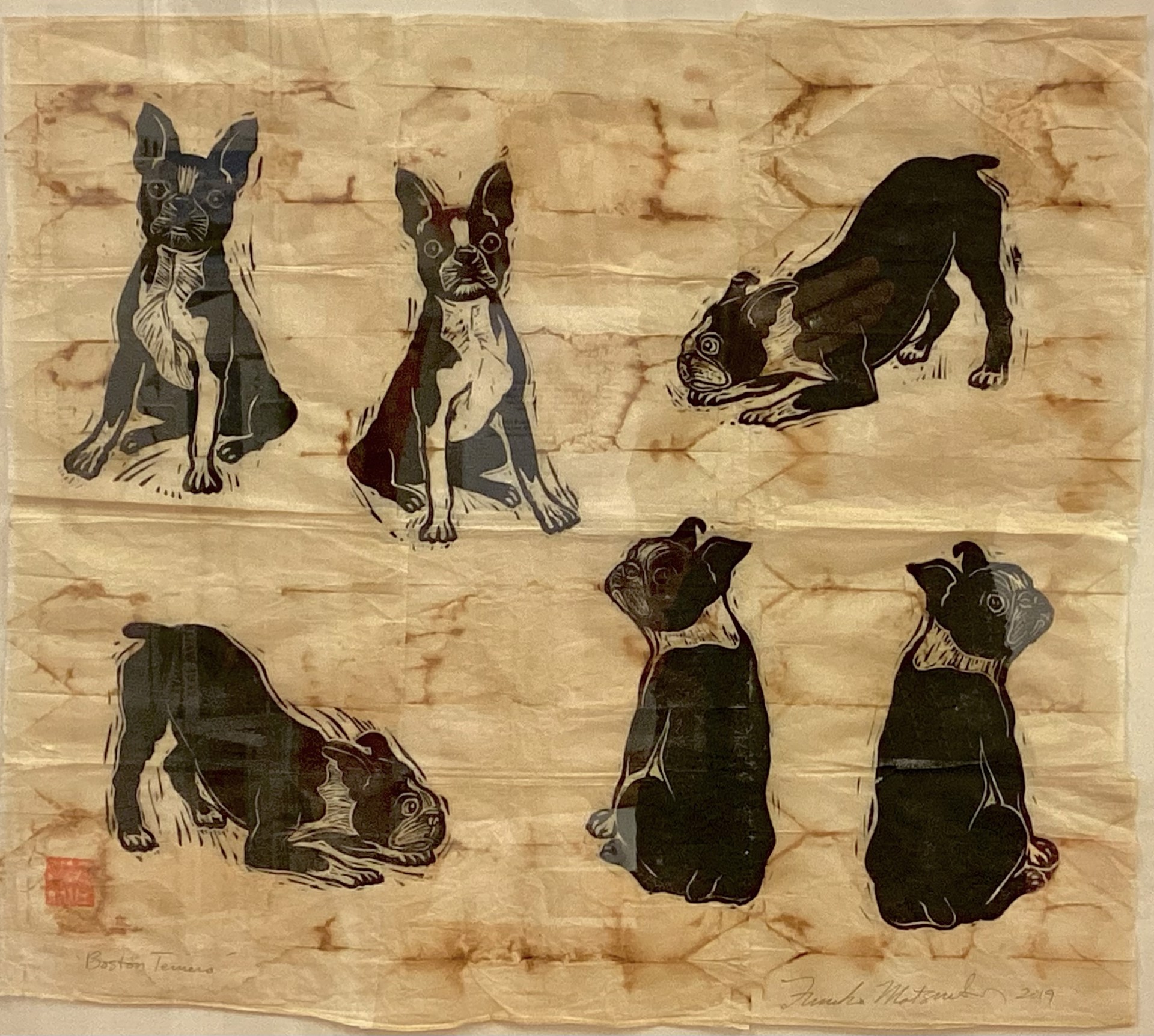 Six Dogs by Fumi Matsumoto