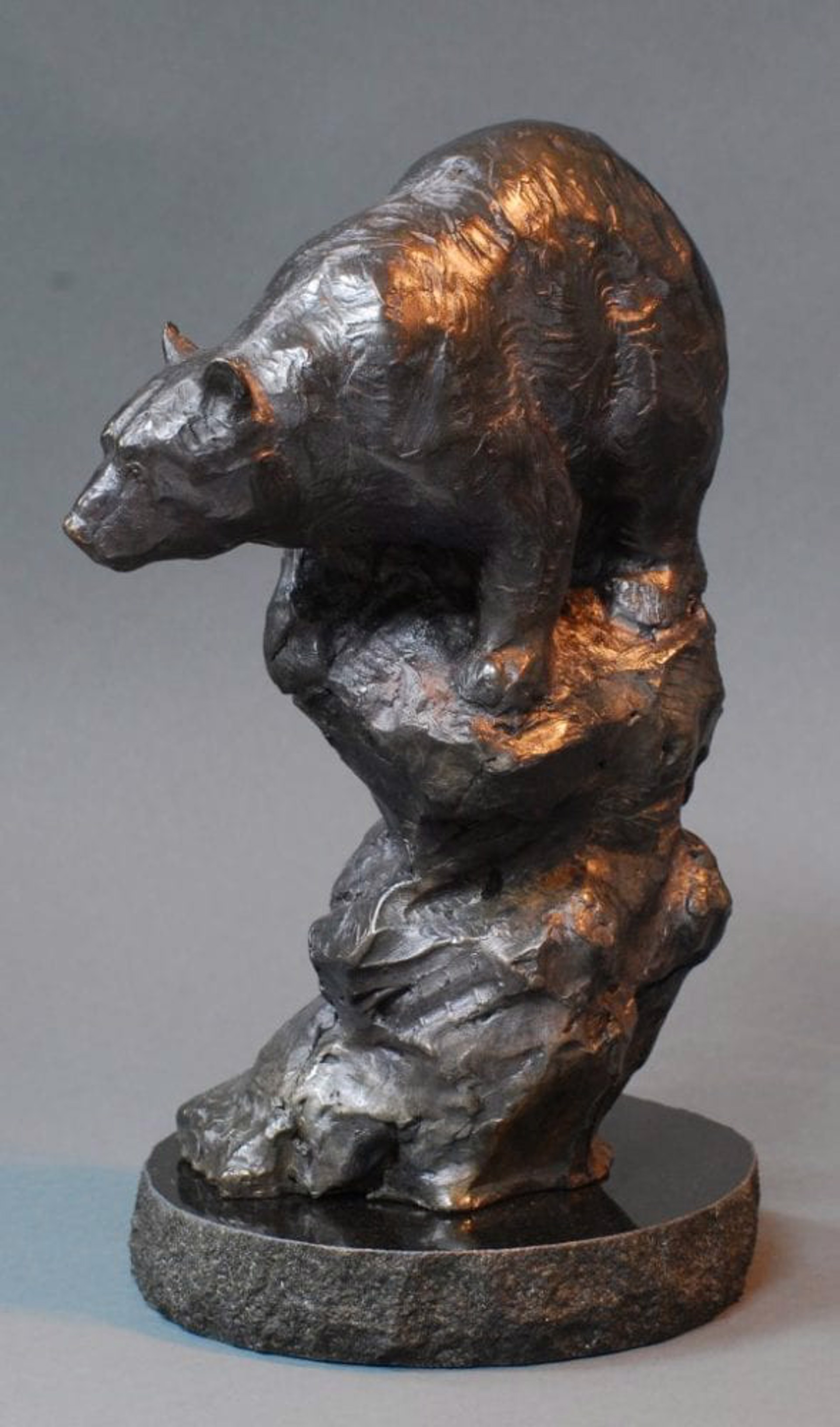 Weighing the Options, Black Bear by Daniel Glanz (sculptor)