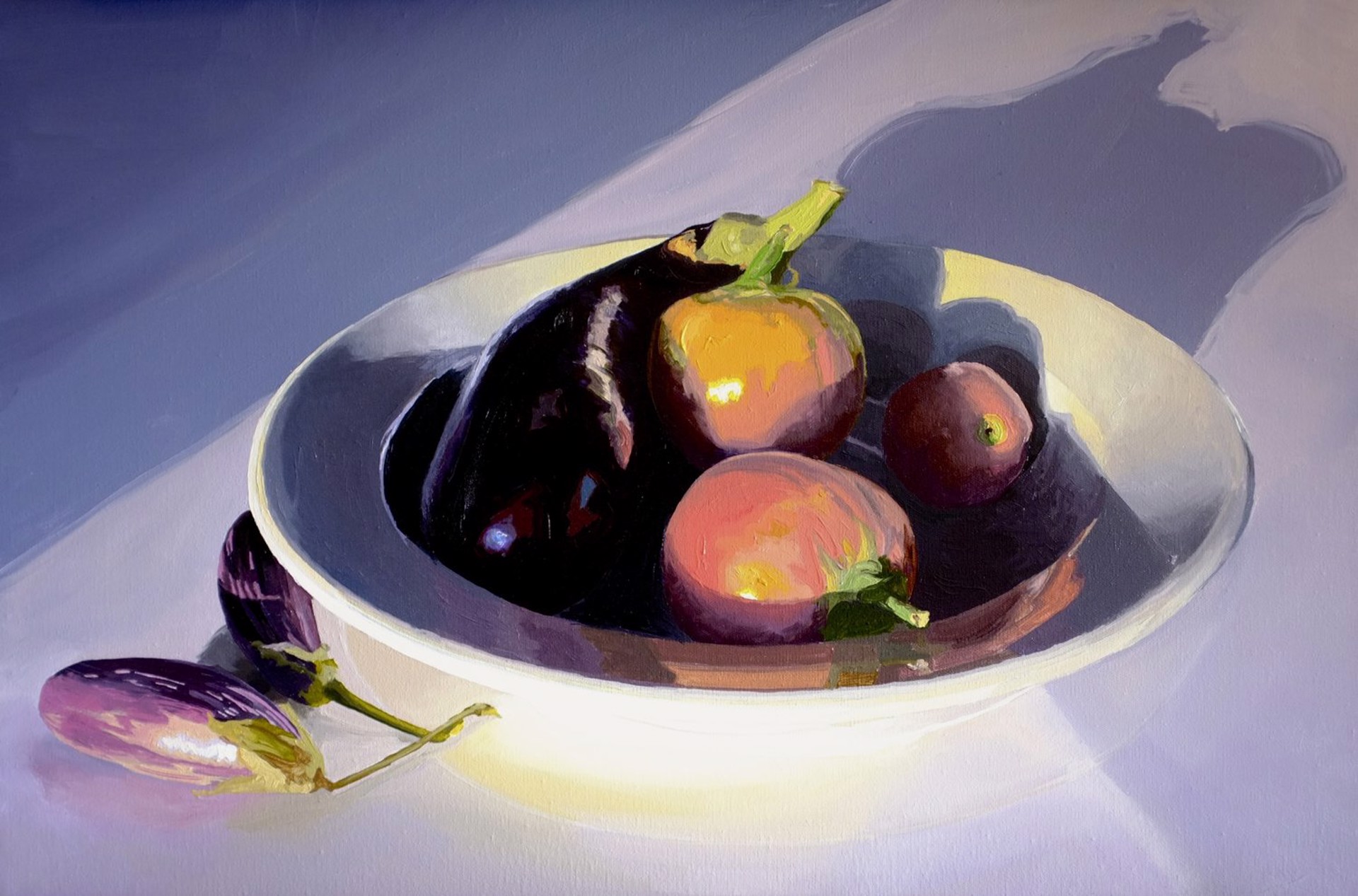 Eggplant Still Life by Streeter Holden