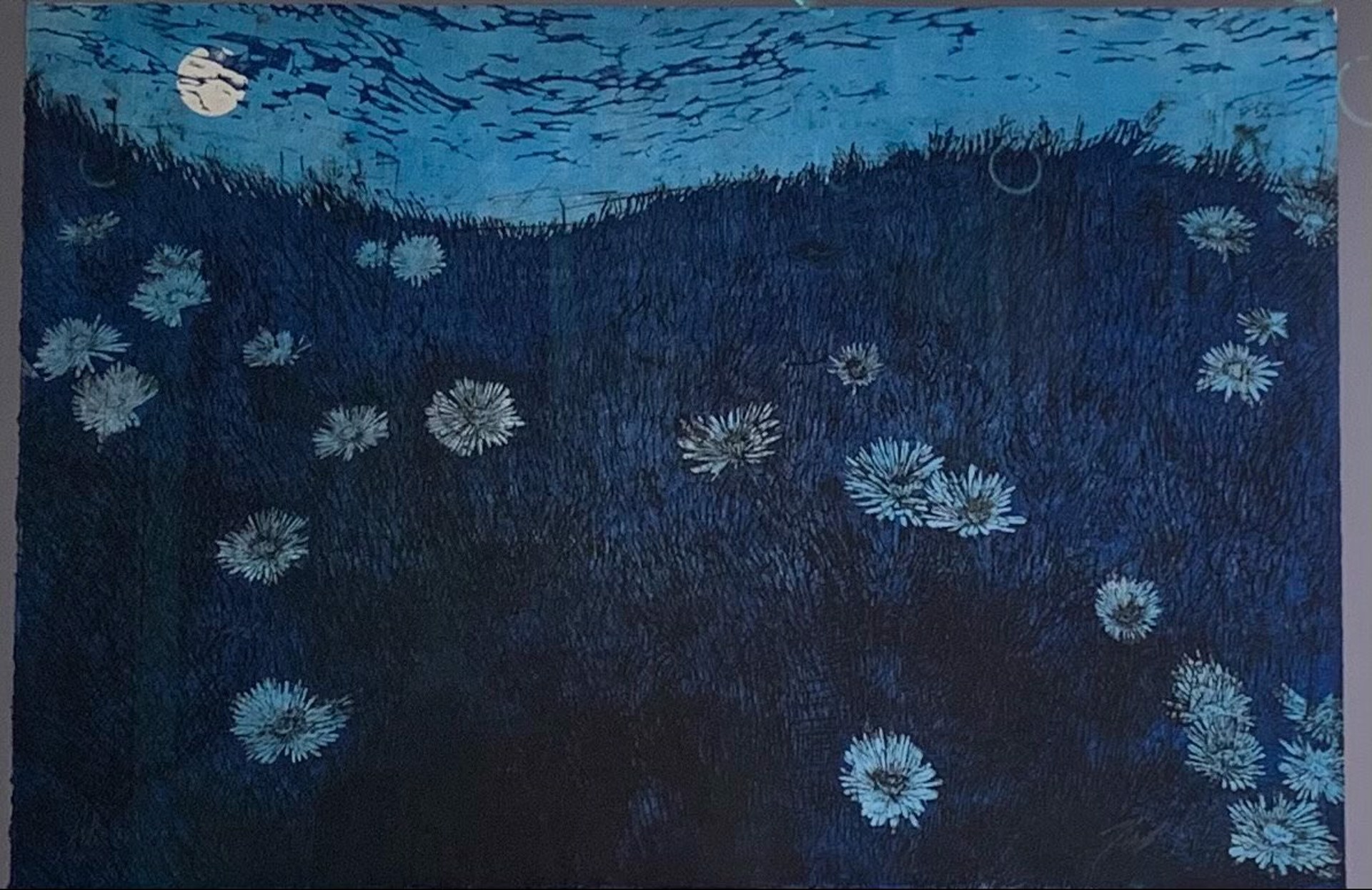 Sea Ranch Flowers Night by Helen Gotlib