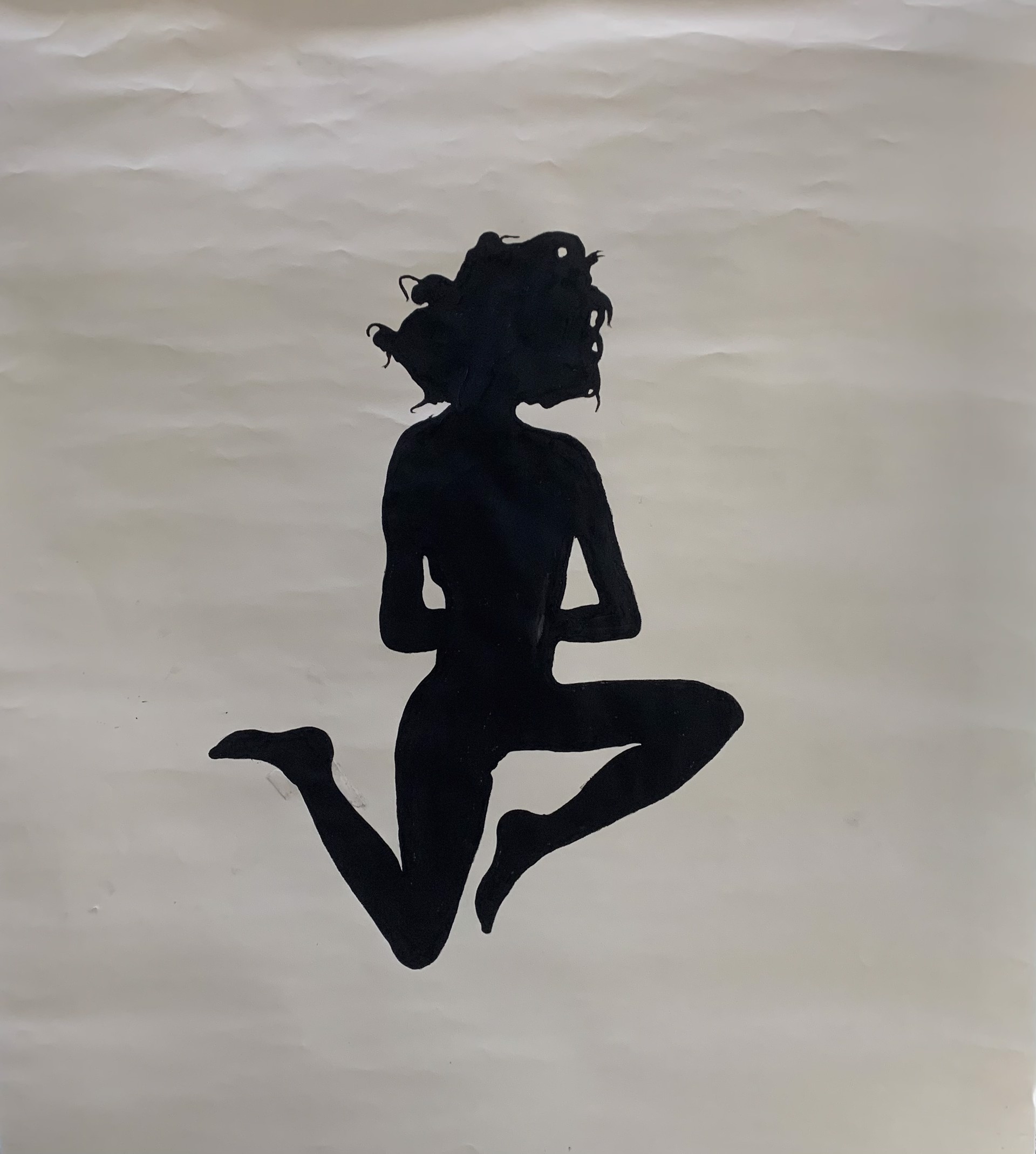 Jumping Girl (small) by Thomas Ostenberg