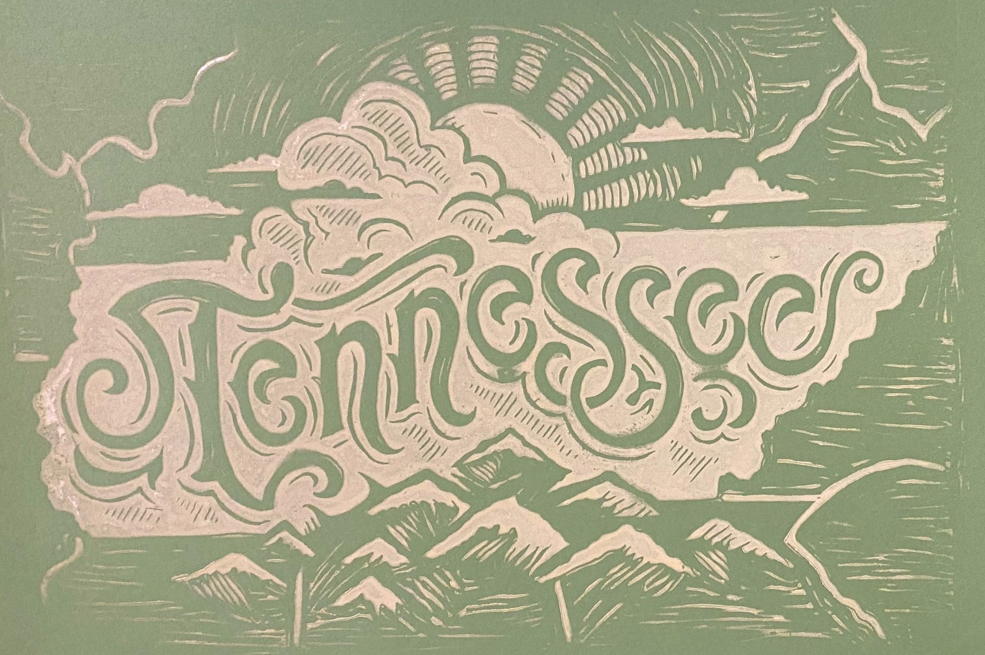 Tennessee (Green) by Derrick Castle