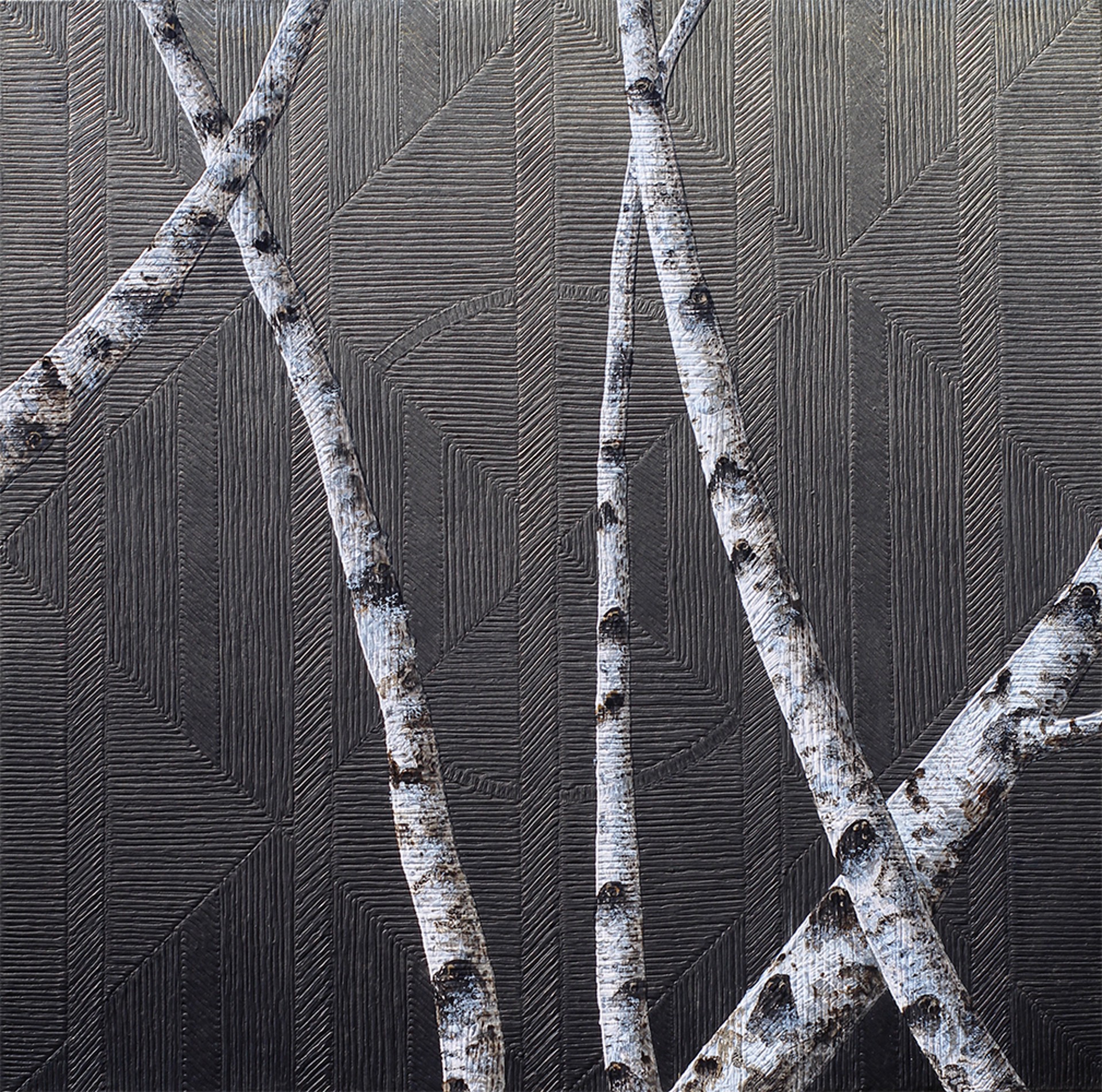 Birches I by Frank Faulkner