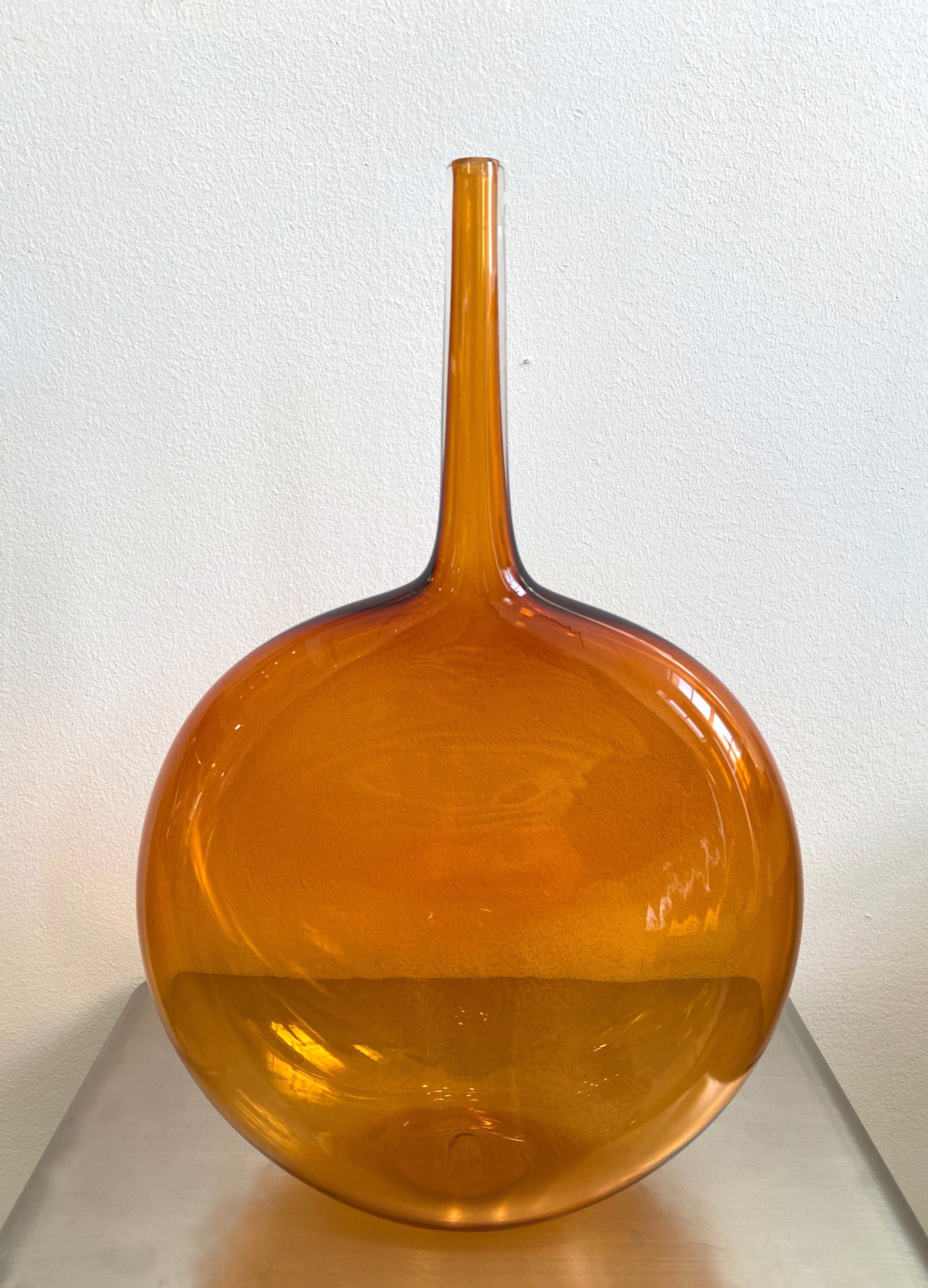 Orange Large Lecca Lecca Bottle by John Geci