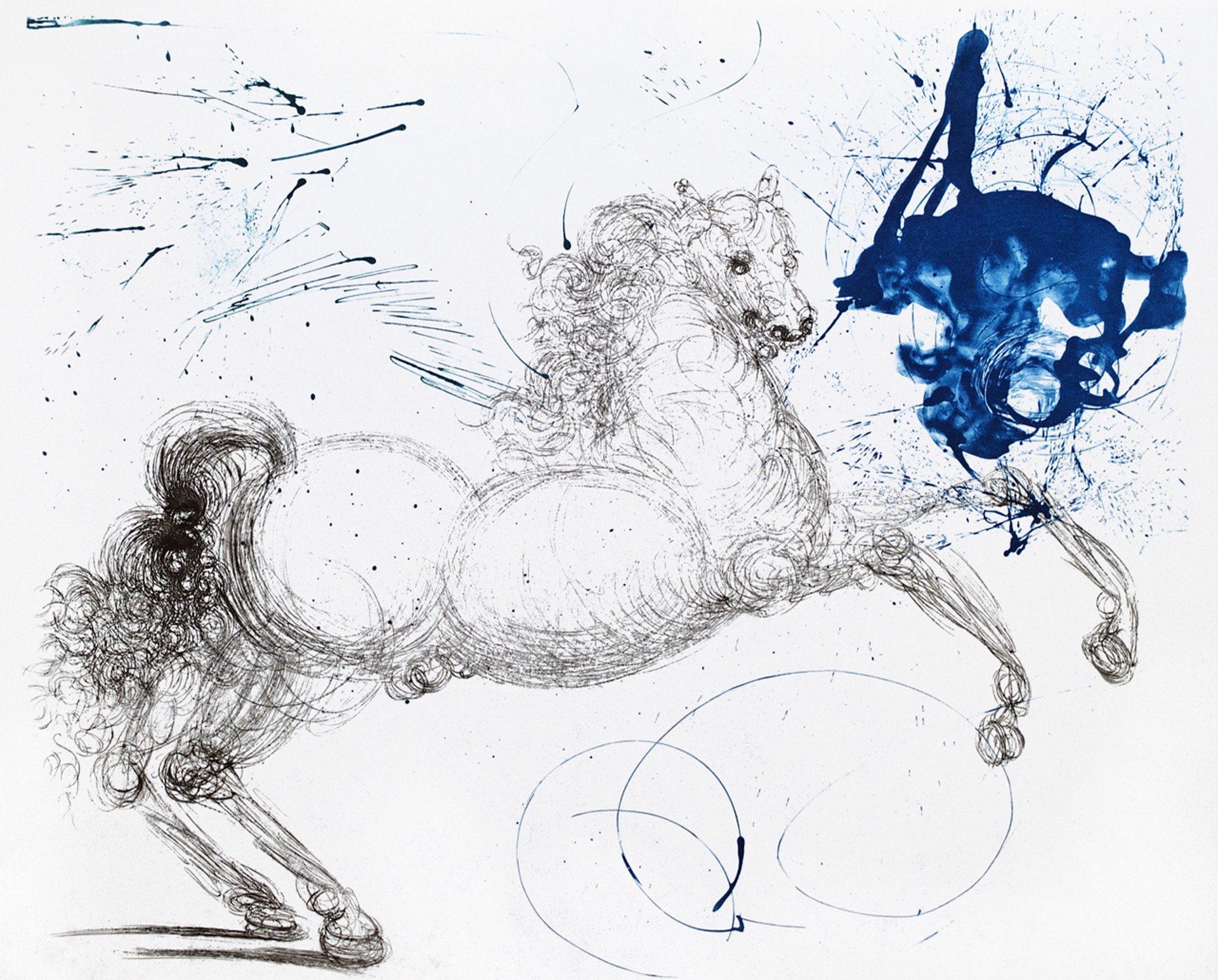 Mythology "Pegasus" by Salvador Dali