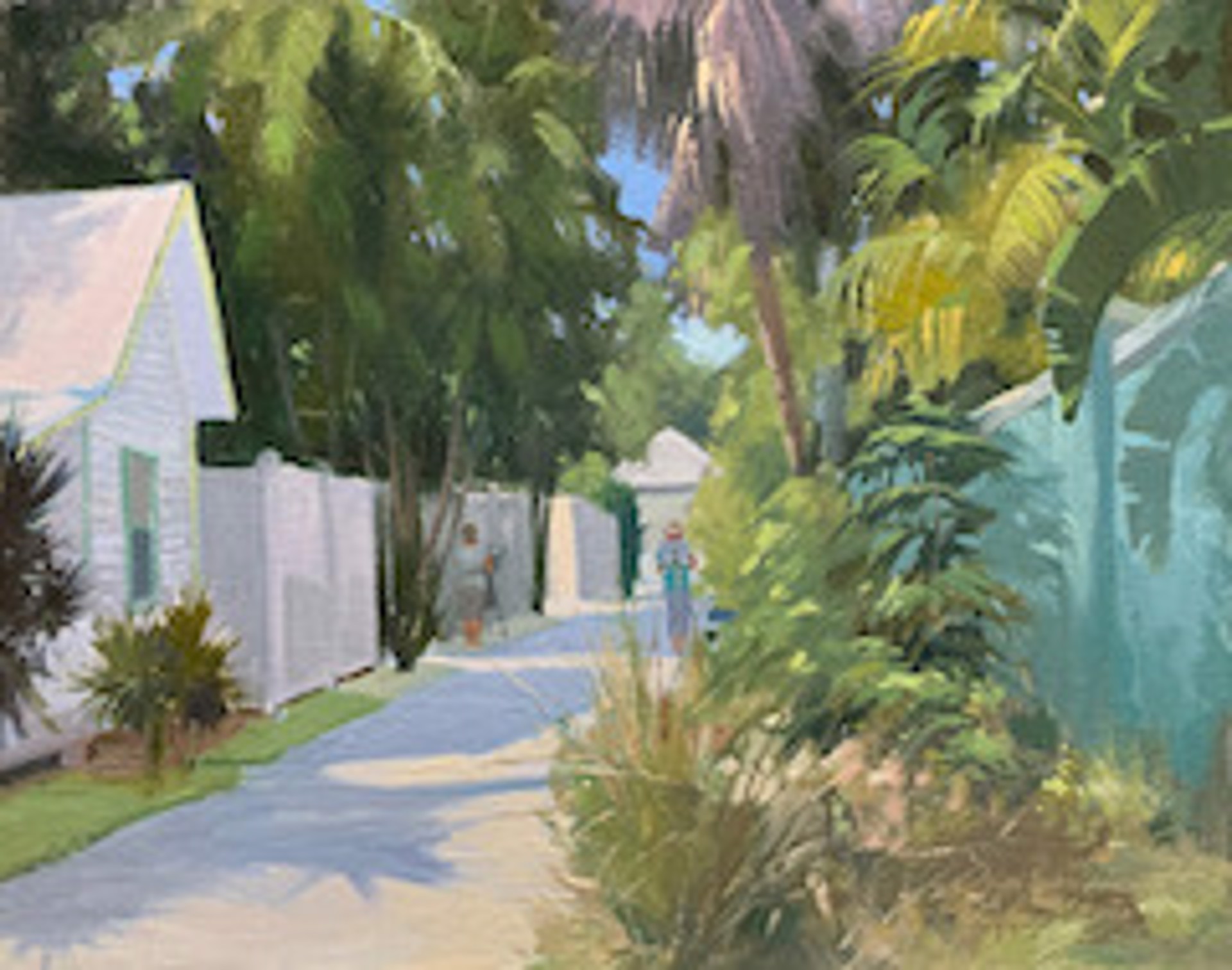 Plein Air Painting on the Alley by Morgan Samuel Price