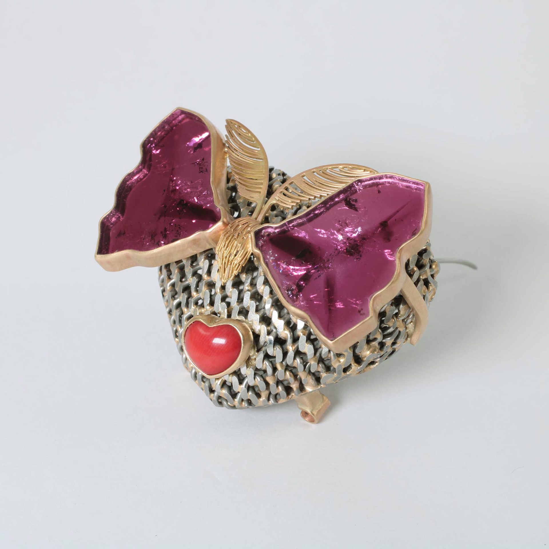 mothra brooch by Lola Brooks