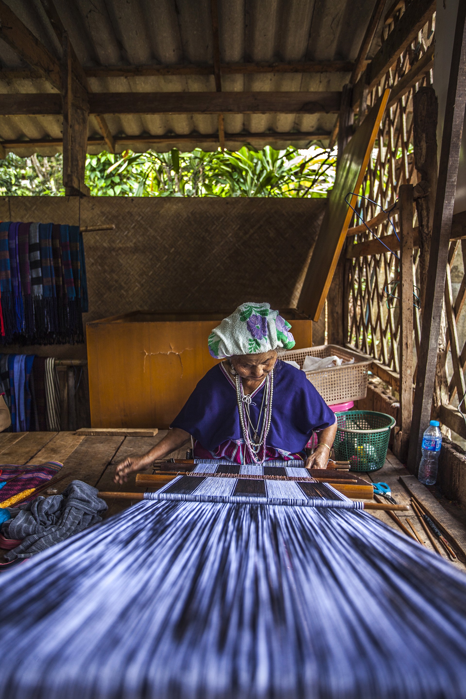 Weaving Lady – Karen Tribe by Hsu-Jen Huang