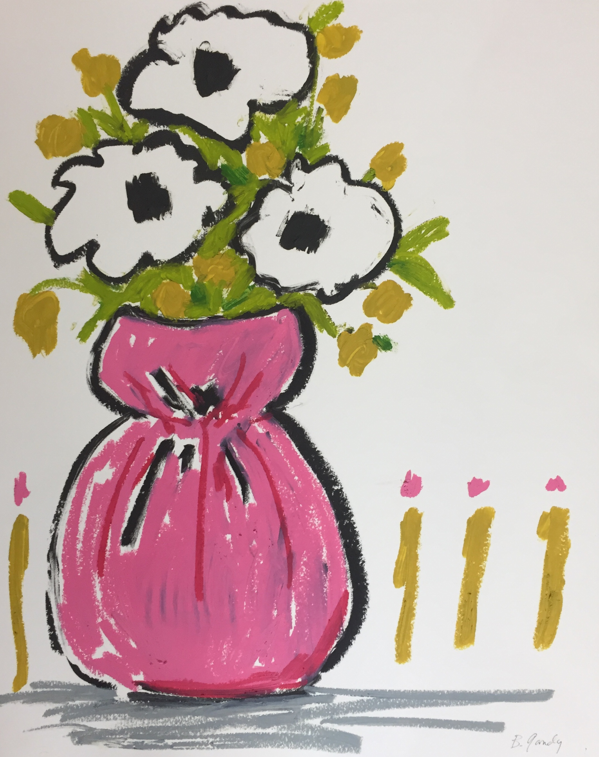 Flower Sketch #2 by Beth Gandy
