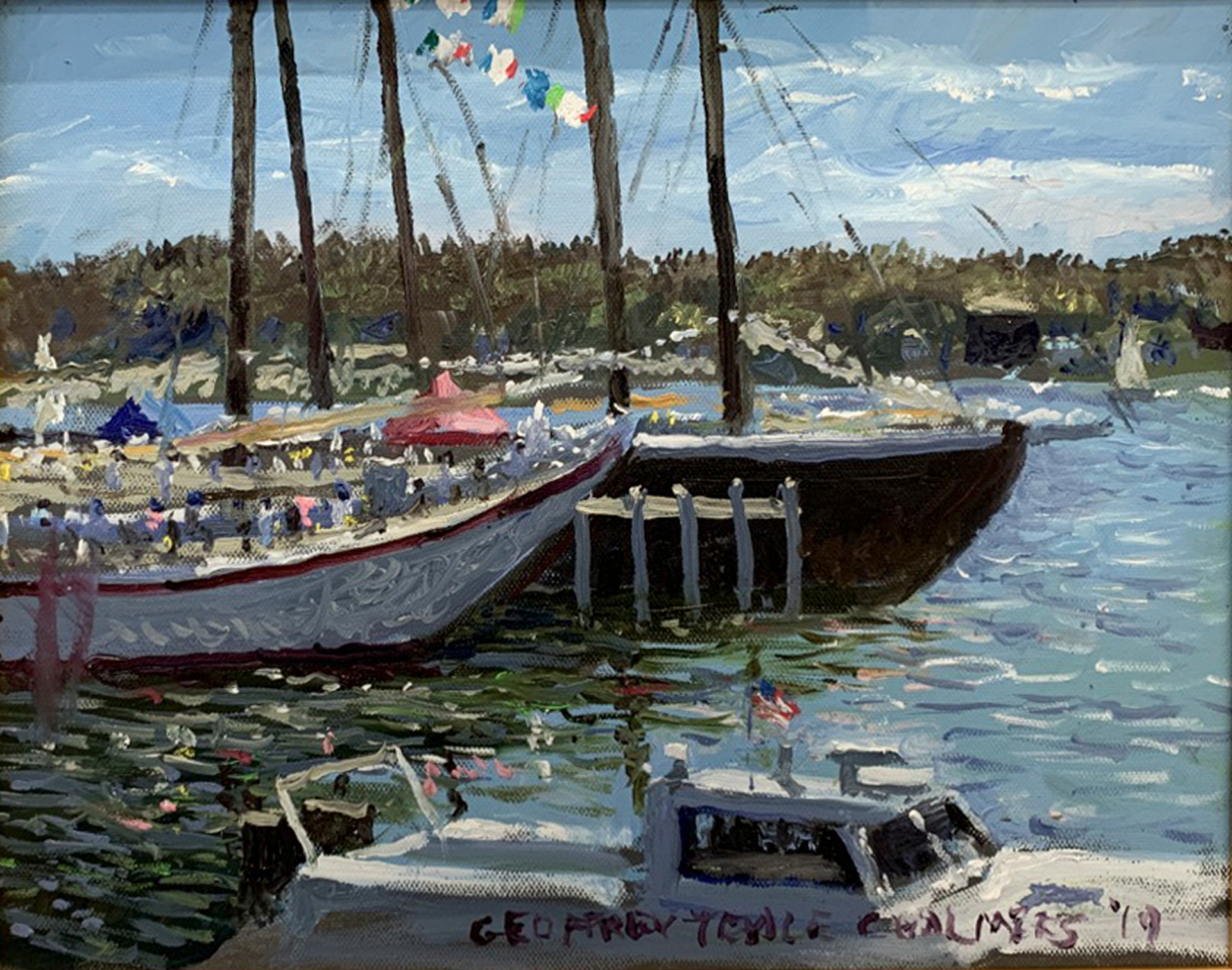 Four Sail by Geoffrey Teale Chalmers