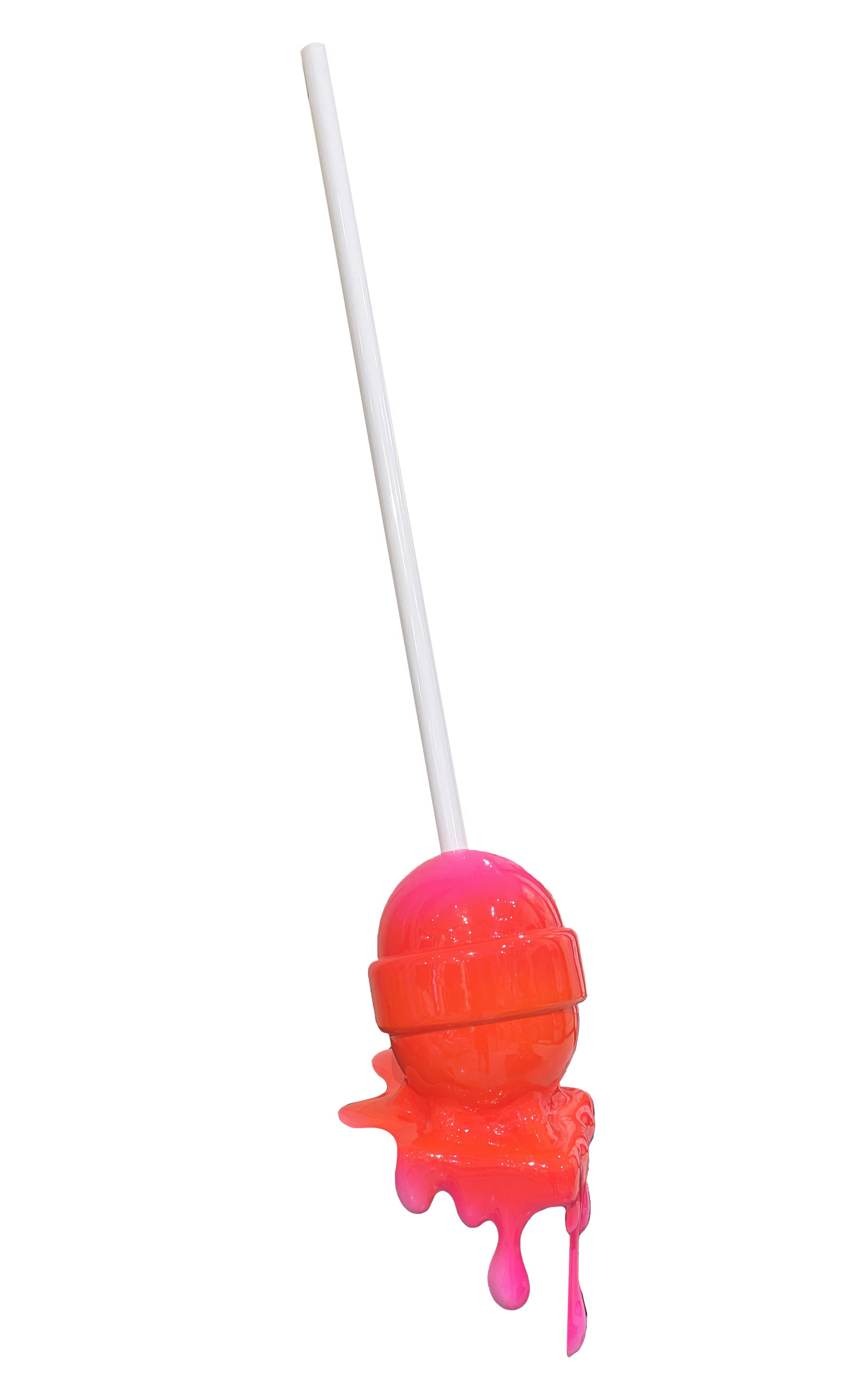 Ombre Pink/Orange  Lollipop by Lollipops by Elena Bulatova