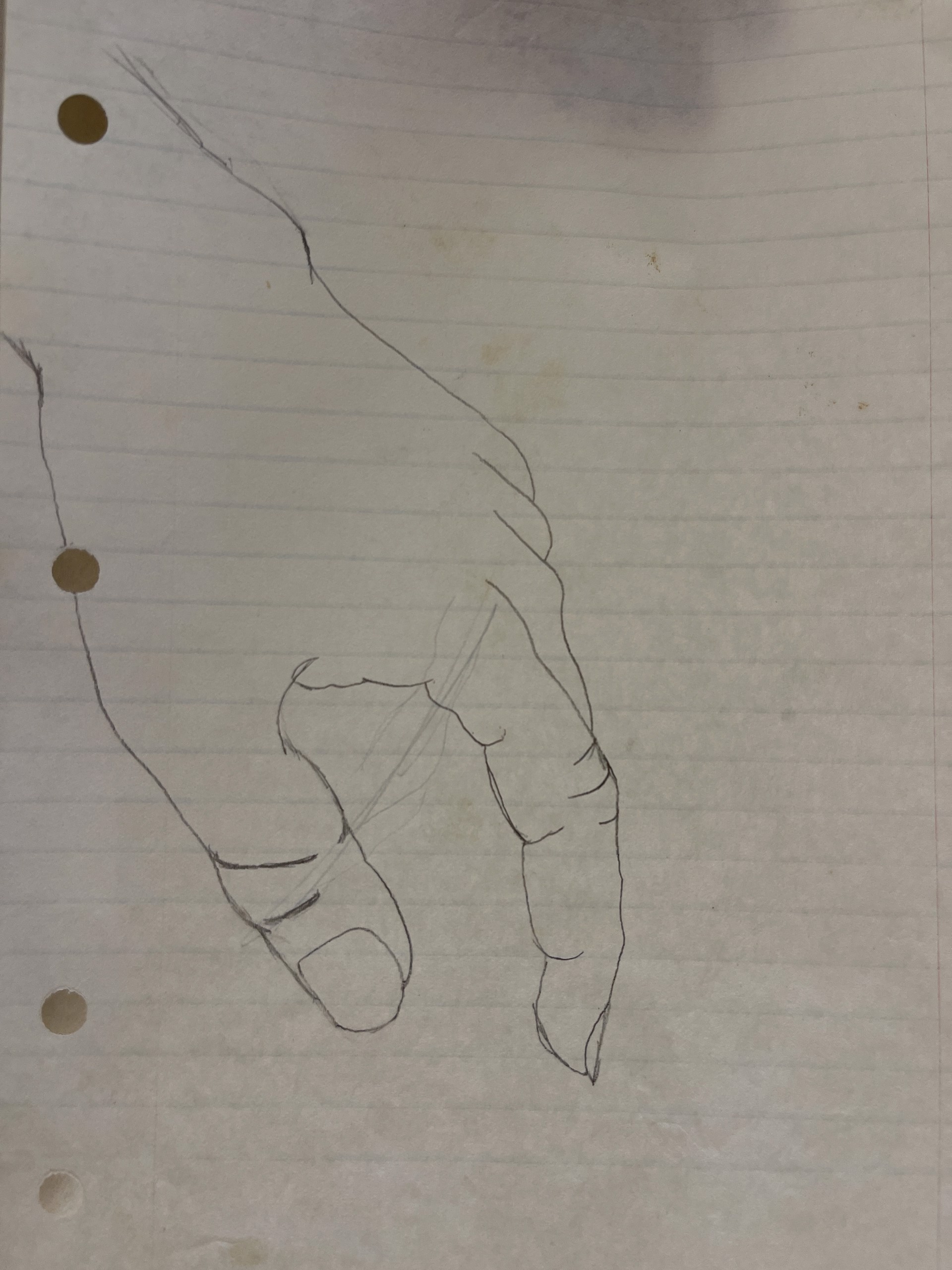 Hand (draft) by Shirley Rabe' Masinter