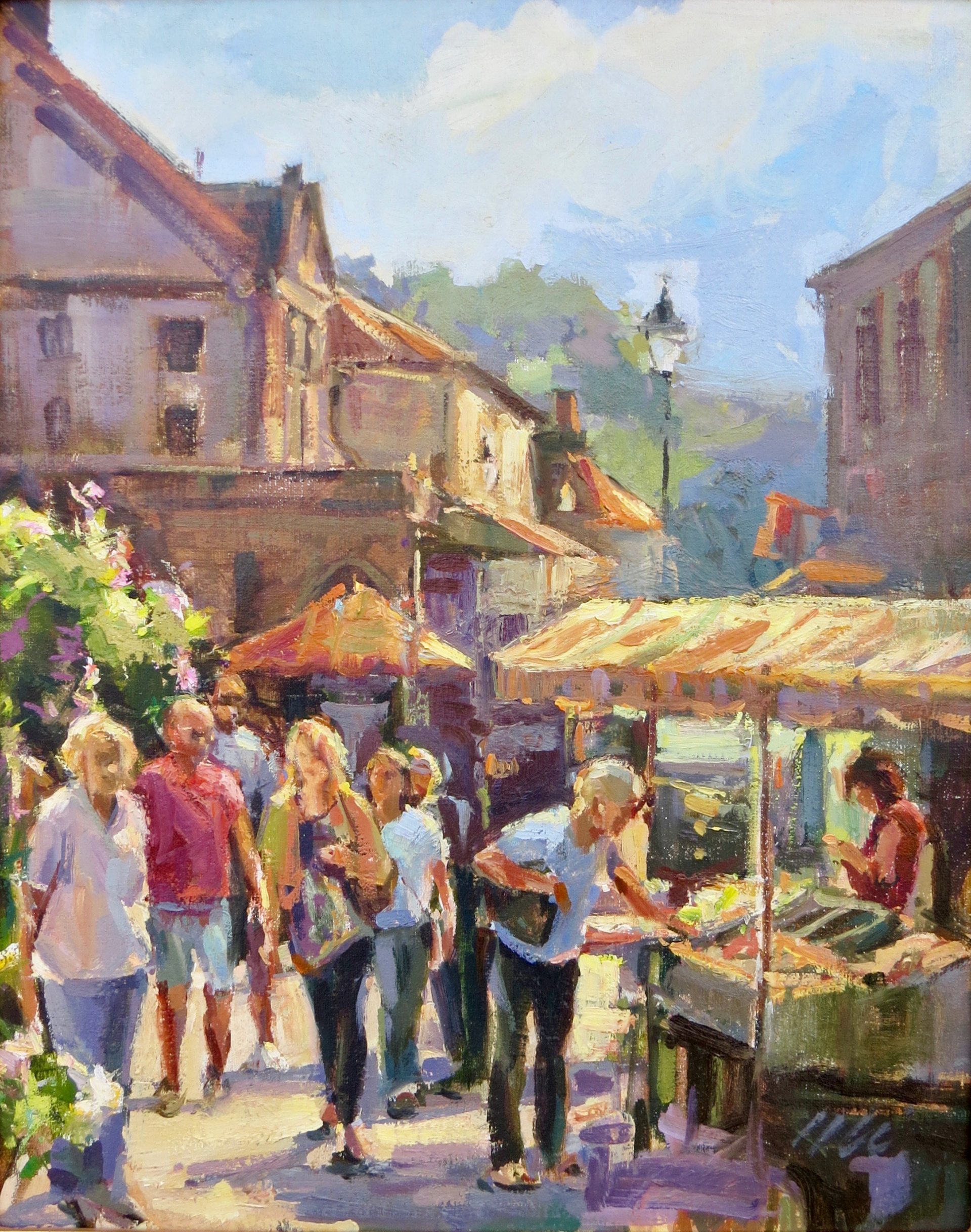 Market Day Italy by Eli Cedrone