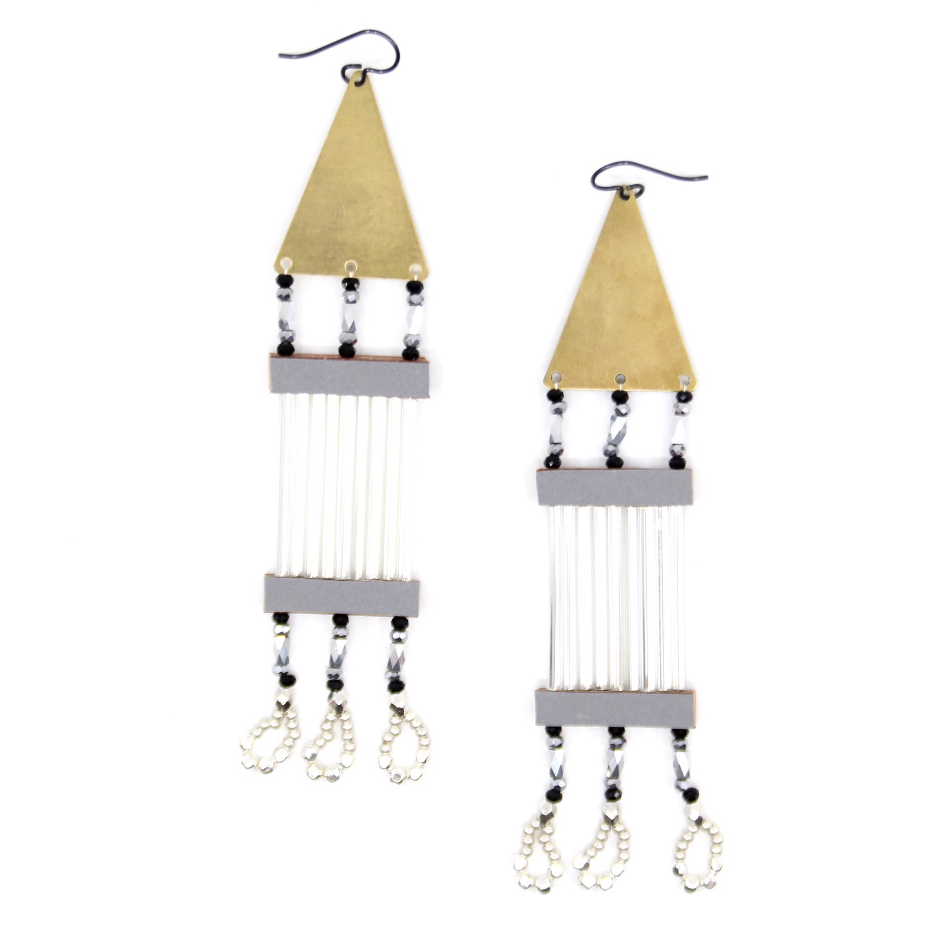 Triangle Earrings by Hollis Chitto