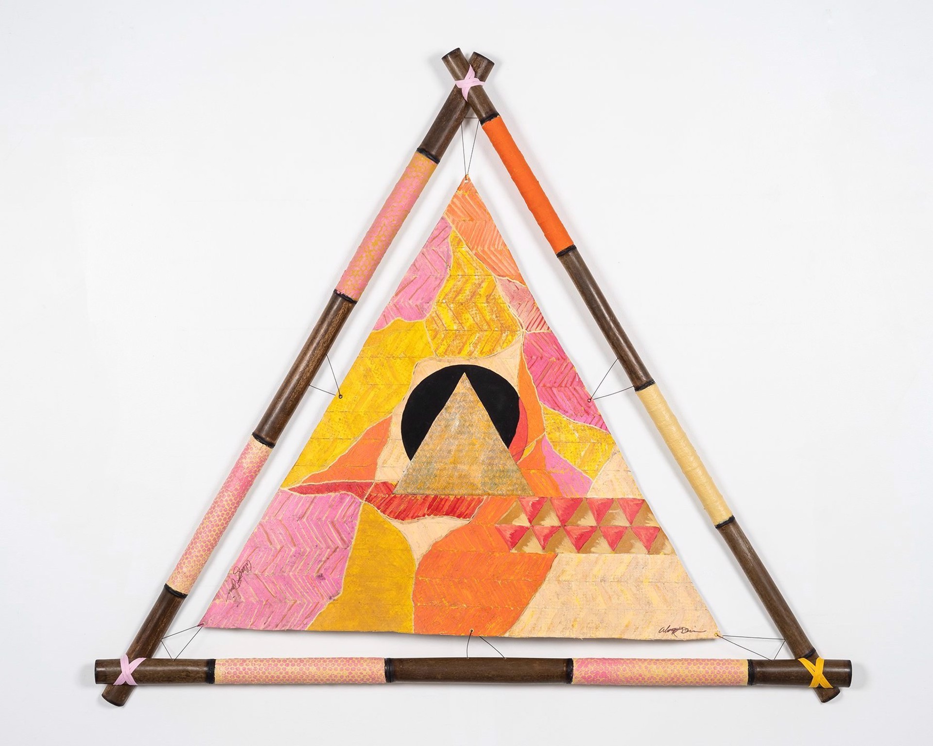 Suspended Pyramid #2 by Alonzo Davis