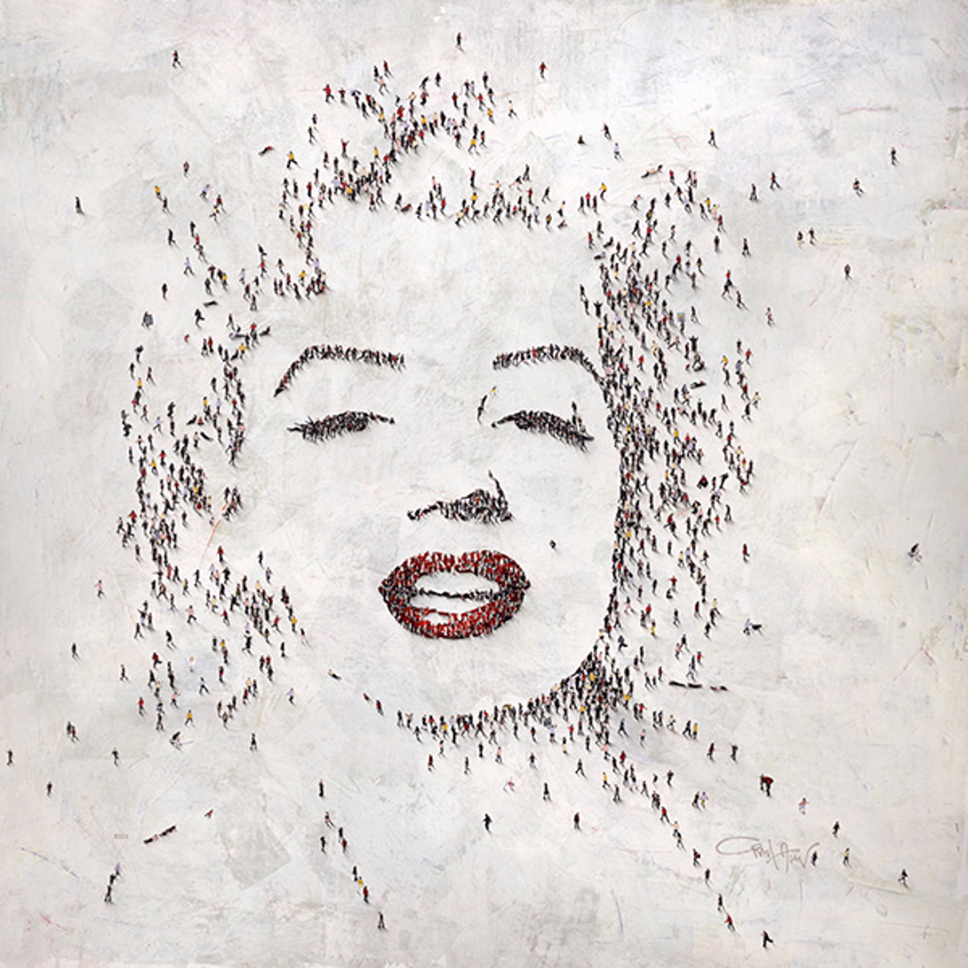 Kiss Me Red  (Marilyn Monroe) by Craig Alan