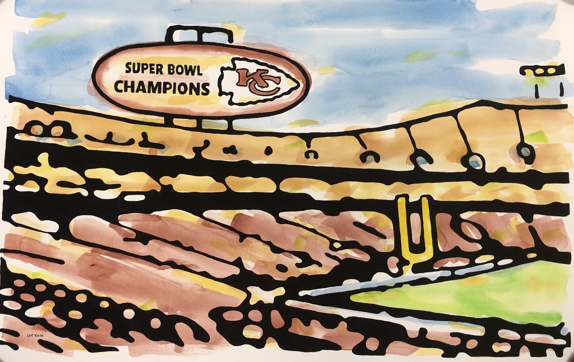 Arrowhead Super Bowl by Lee Knox