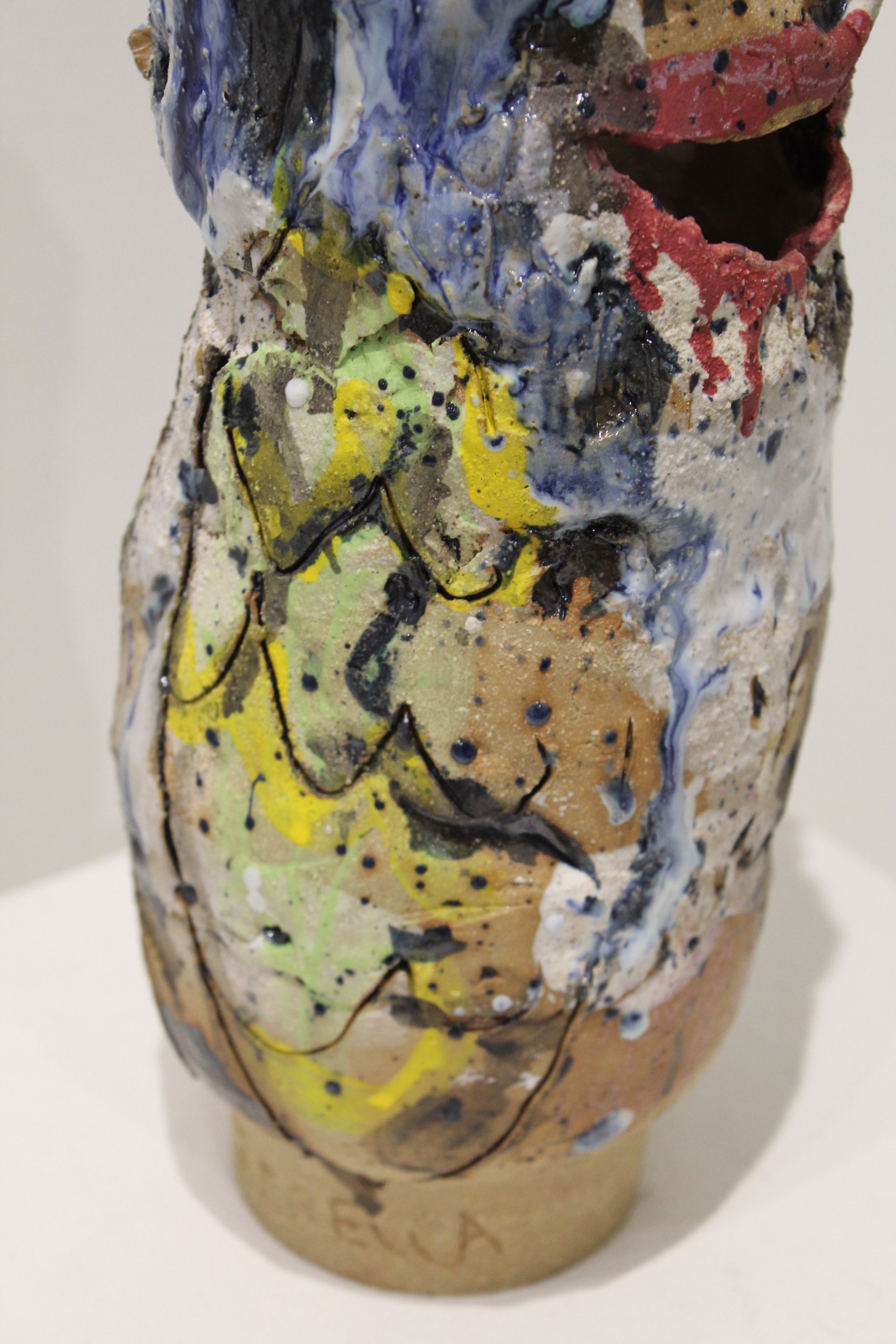 Happy Vase by Rebecca Jones