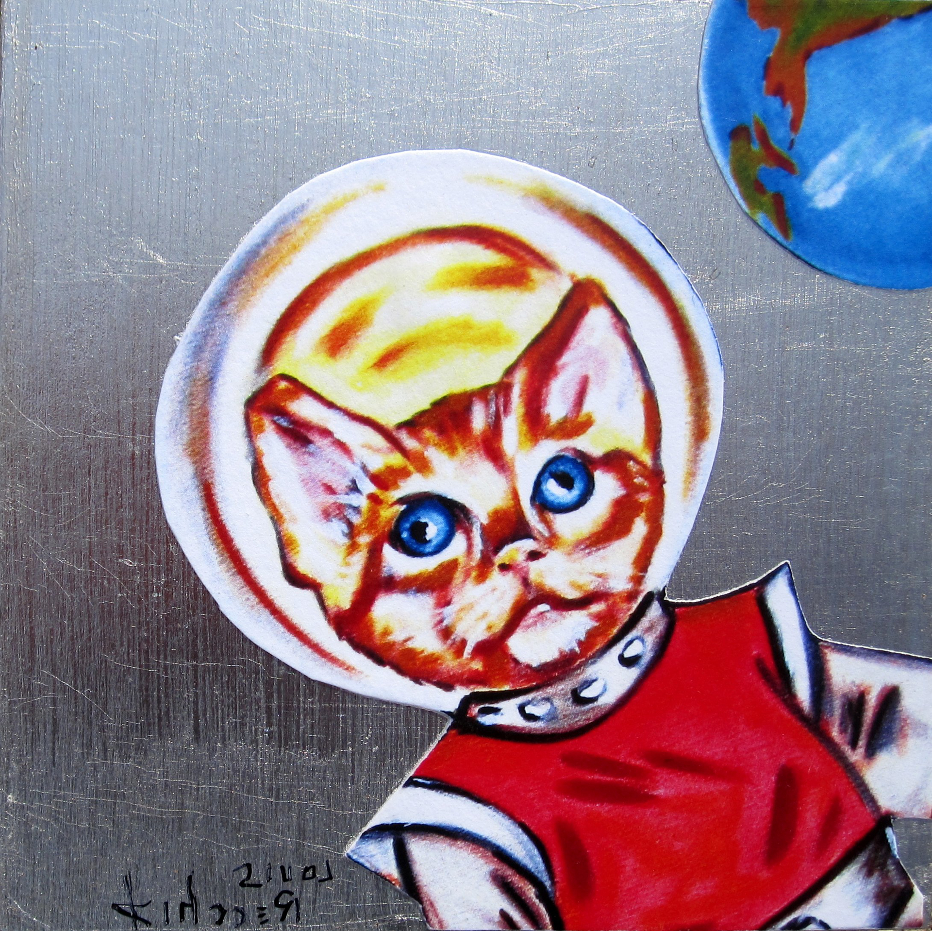 Space Cat by Louis Recchia