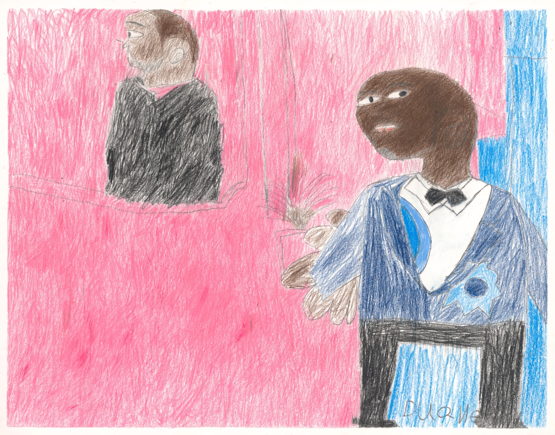 Usher Singing to Himself by Duane Blacksheare-Staton