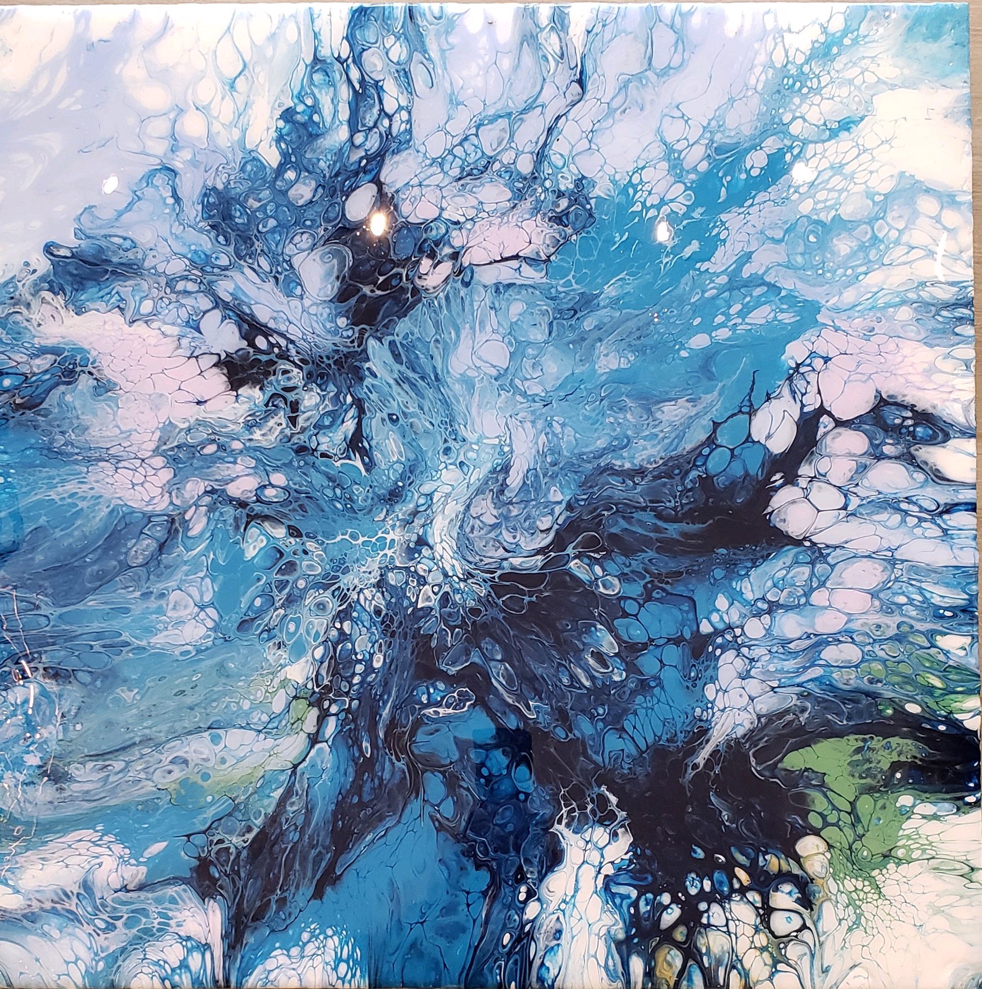 Underwater Blues & Lavender by Debbie Dannheisser