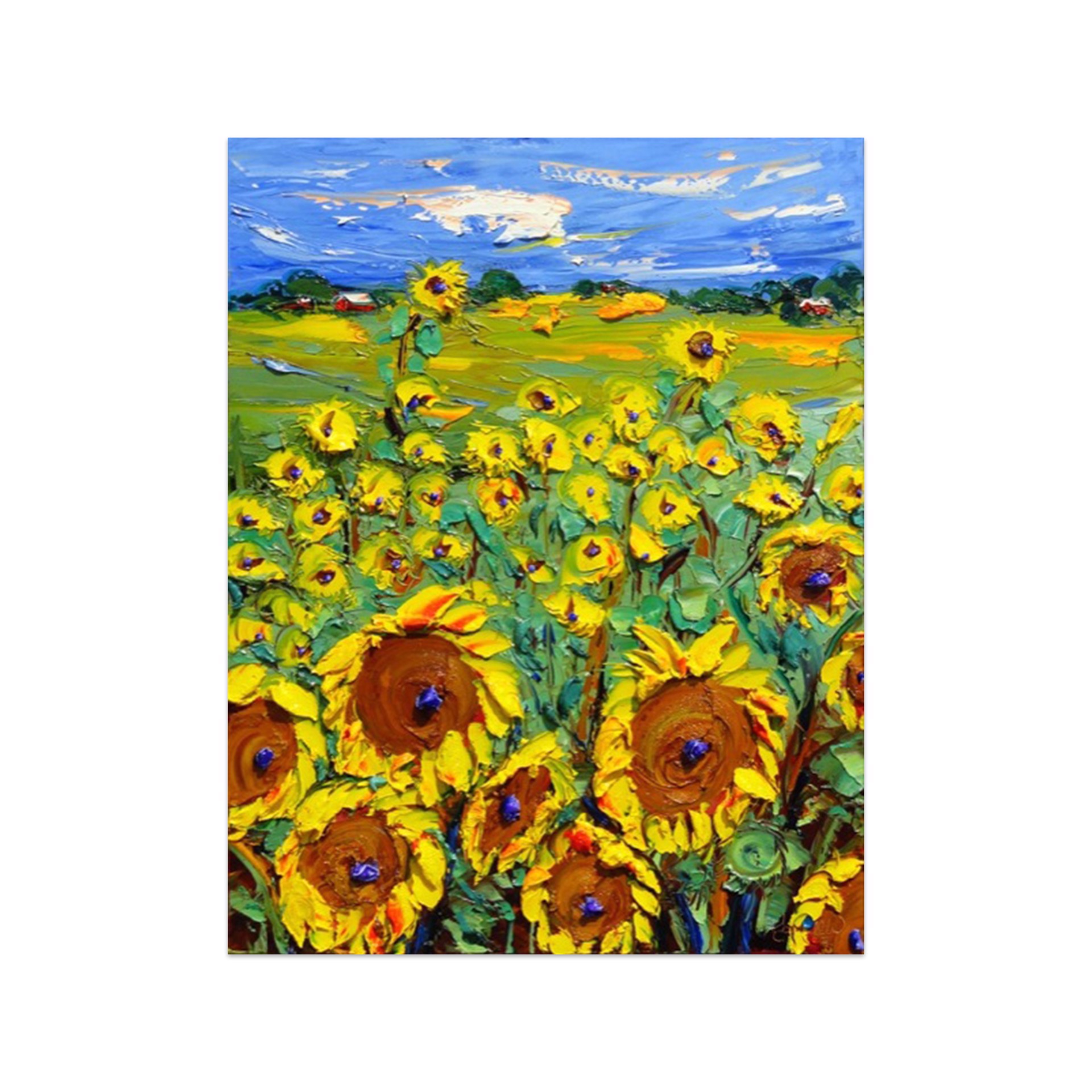 Sunflower Symphony I by JD Miller