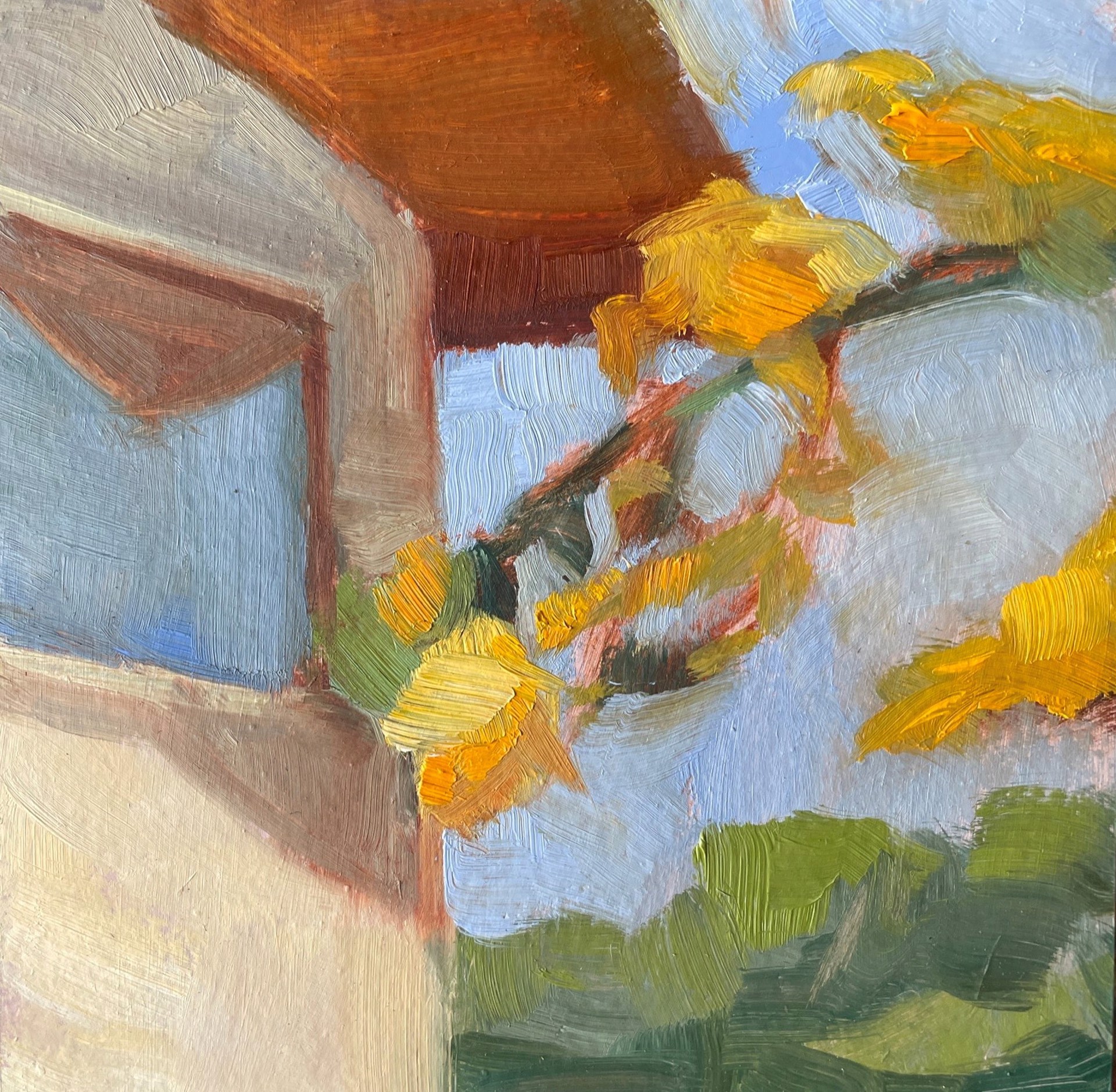 Golden Bougainvillea by Rosanne Mckenney