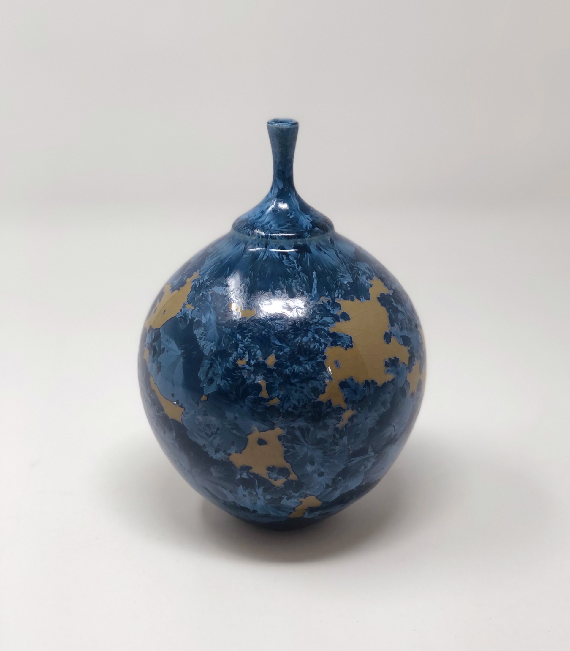 Midnight Blue Vase IV by Jim Keffer