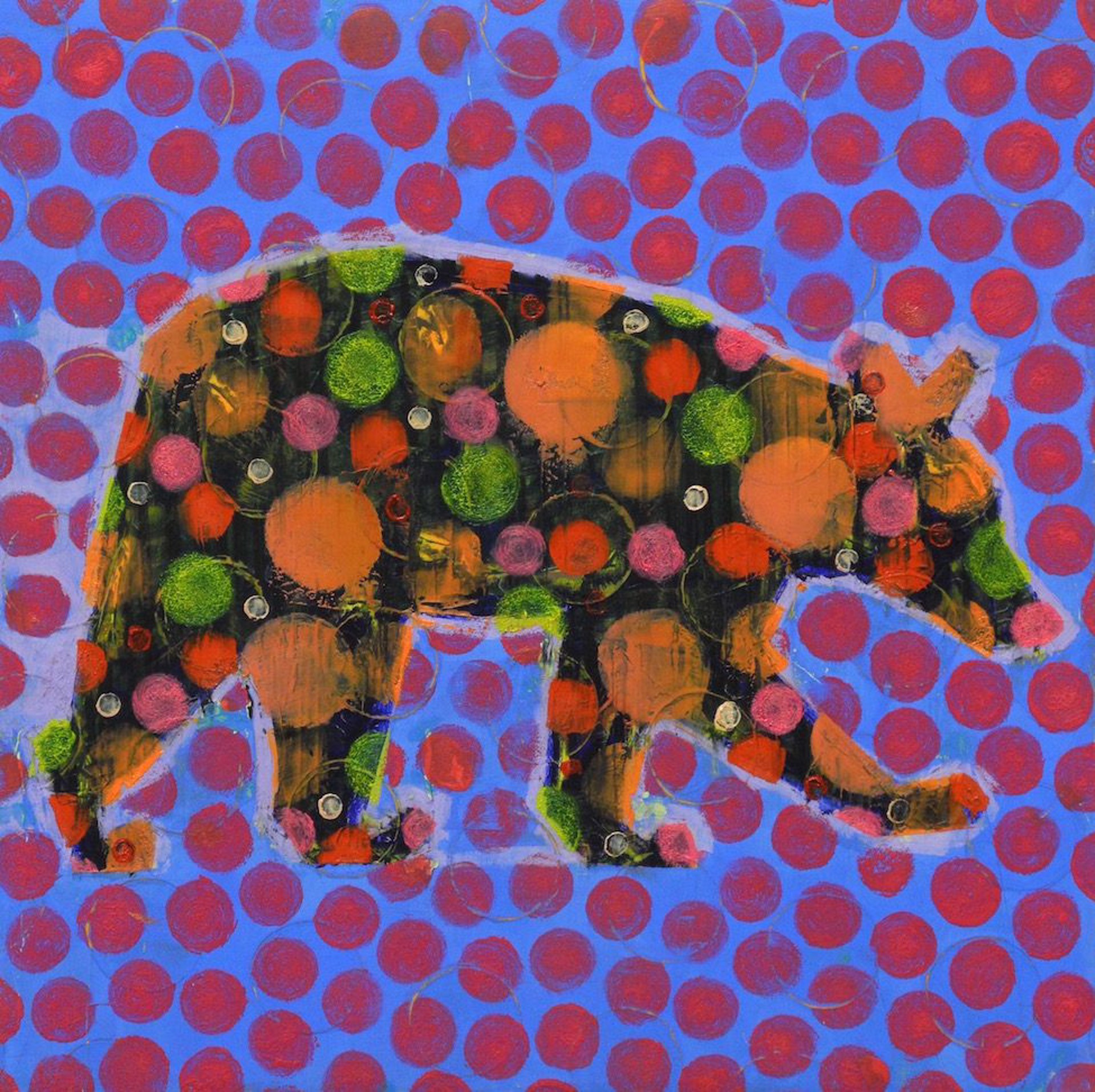 Animal Painting #019-1645 by Les Thomas