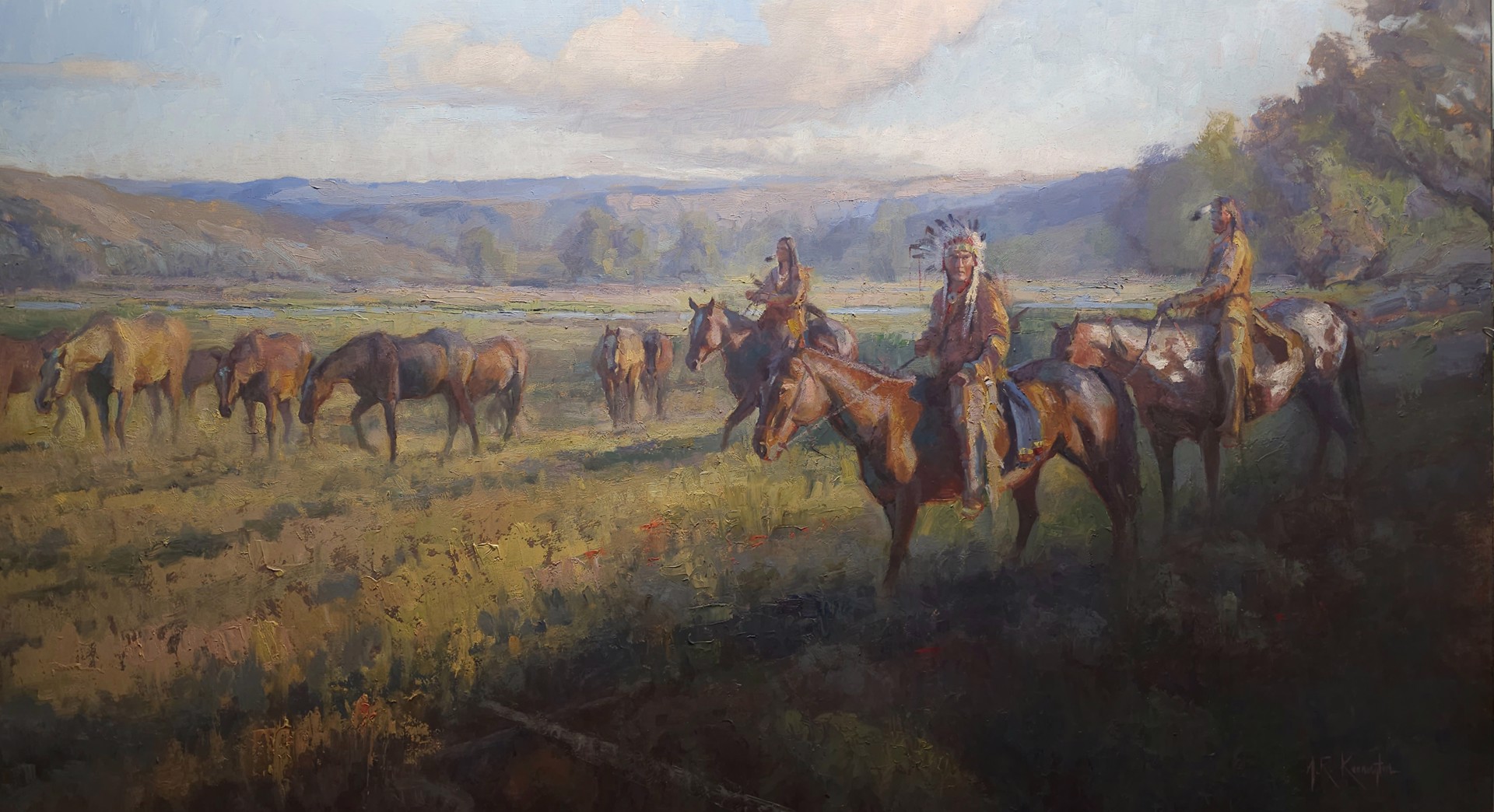 WALKARA'S RIDE by Rick Kennington | Montana Trails Gallery