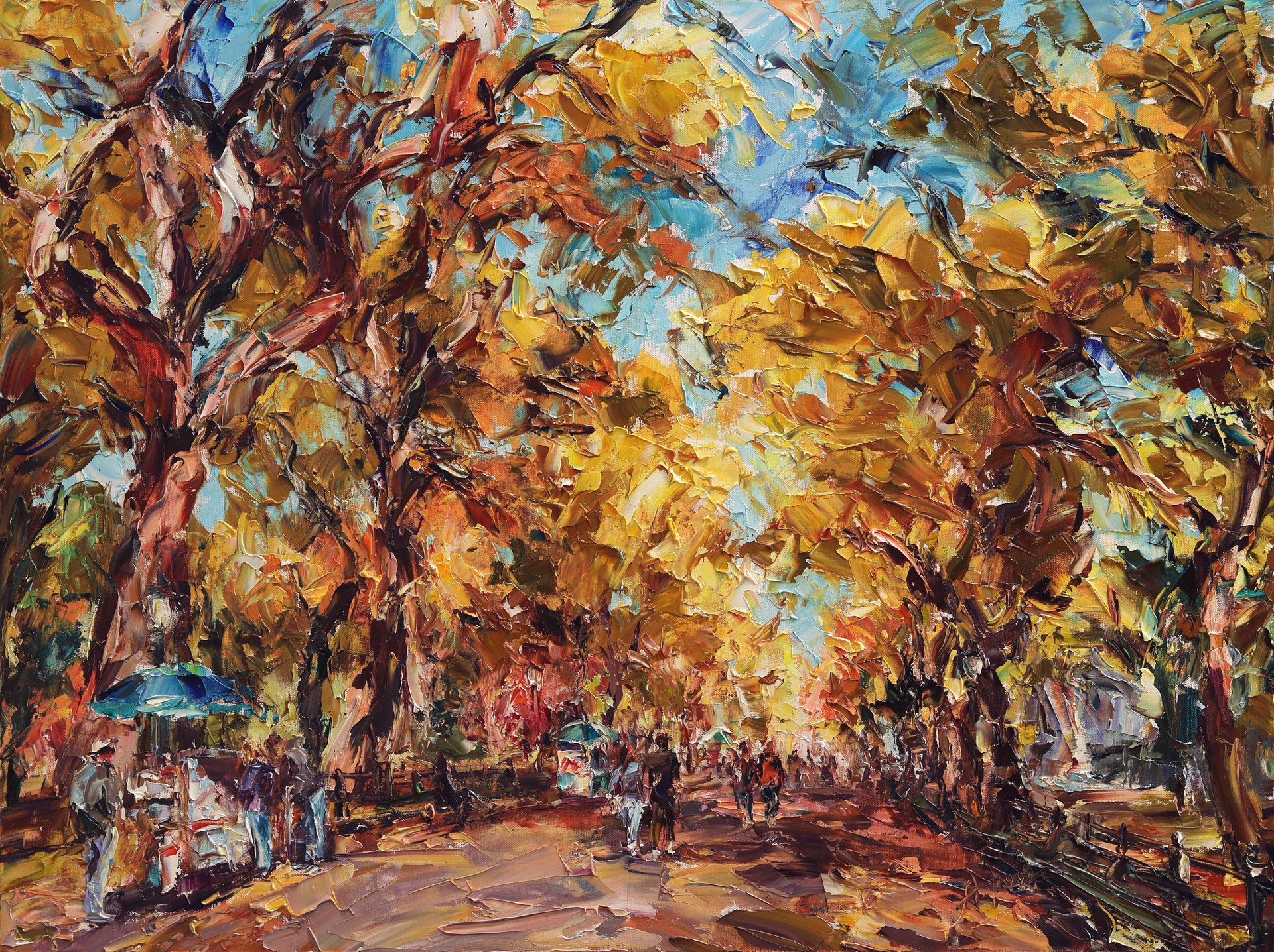 Sunny Day Central Park by LYUDMILA AGRICH
