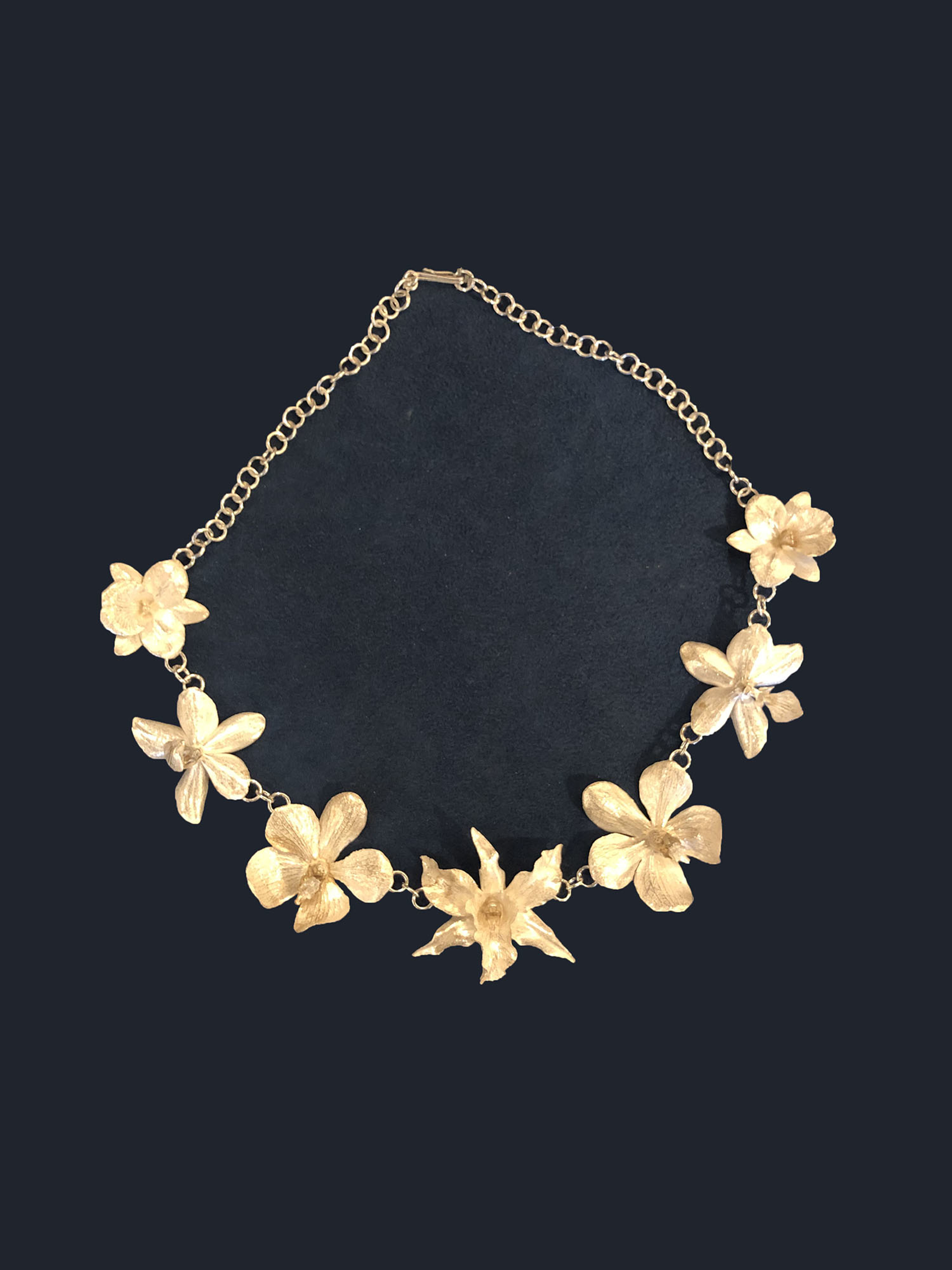 Seven LG Orchid Necklace by Wayne Keeth