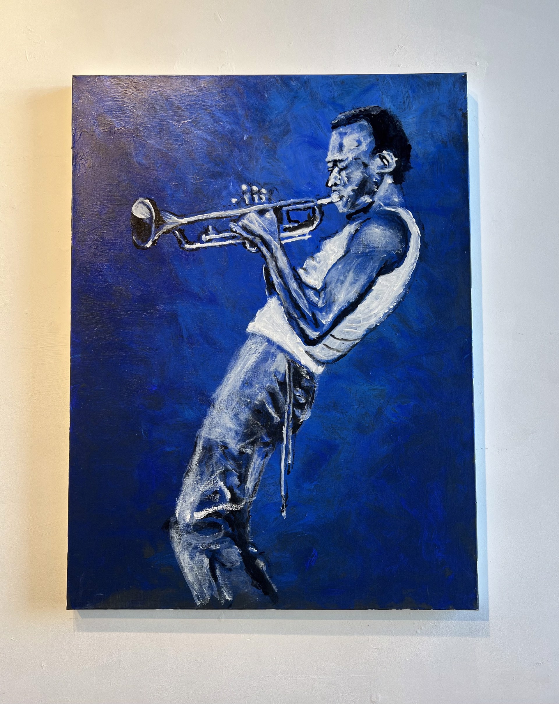 Miles in blue by Richard Bell