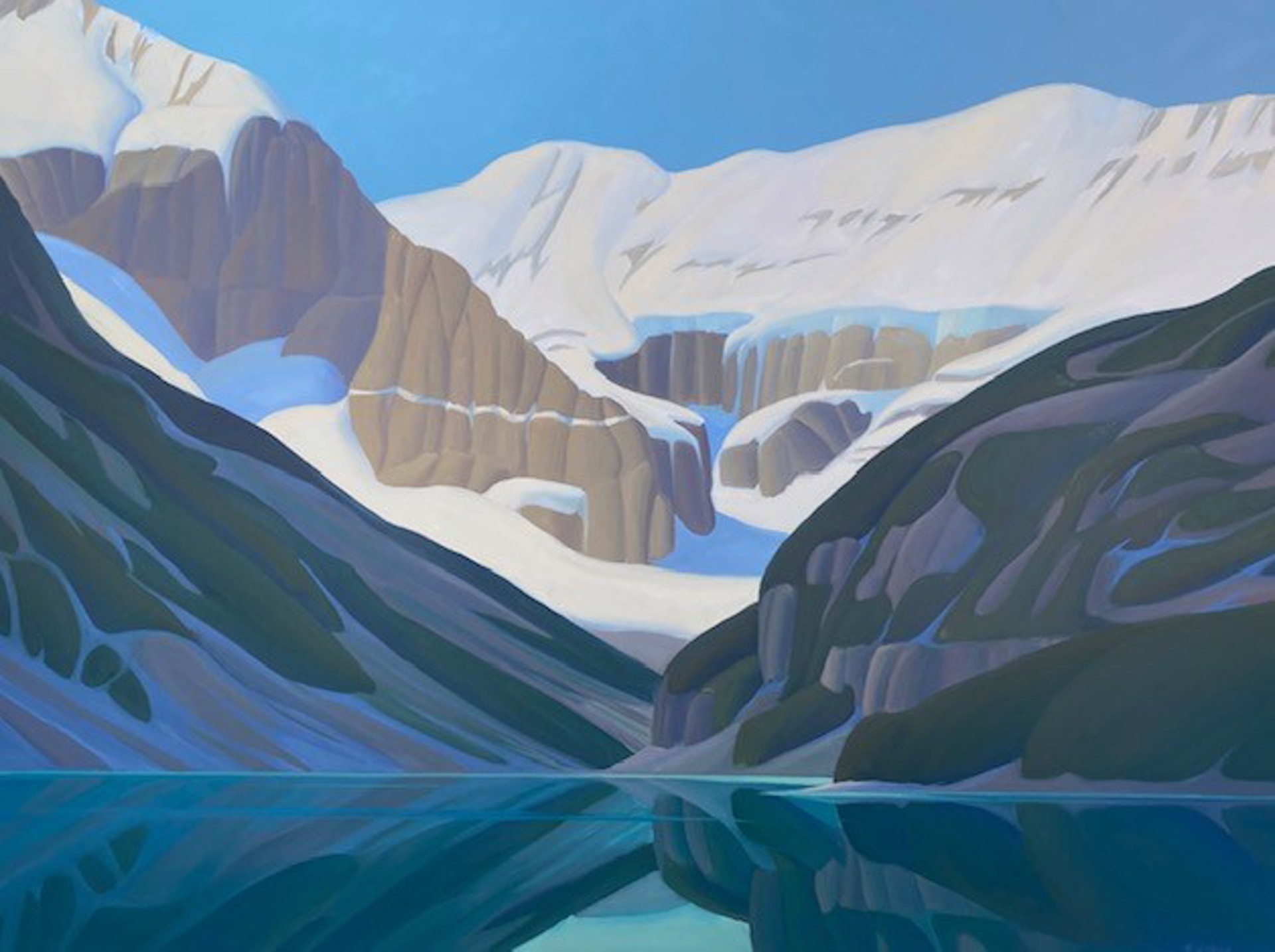 An Afternoon at Lake Louise by Kenneth Harrison