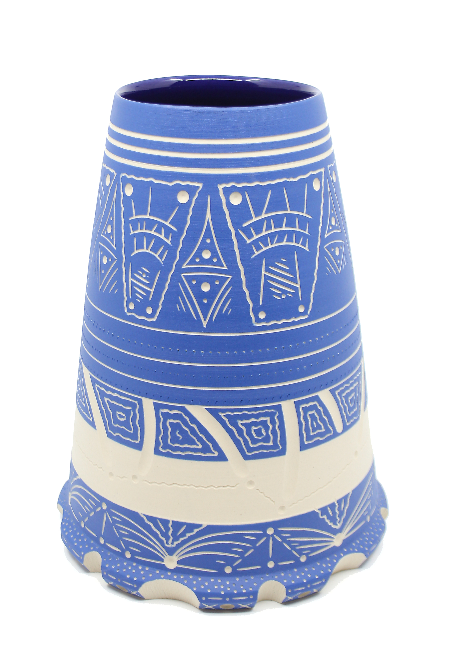 Large Blue Vase by Chris Casey