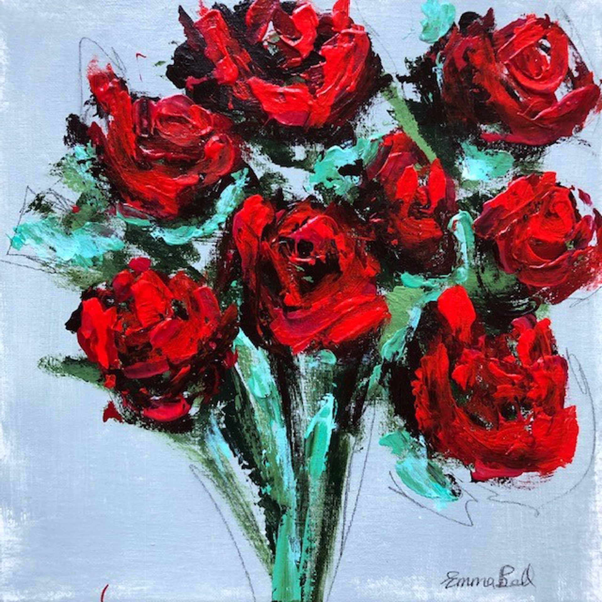 Valentine Roses #5 by Emma Bell