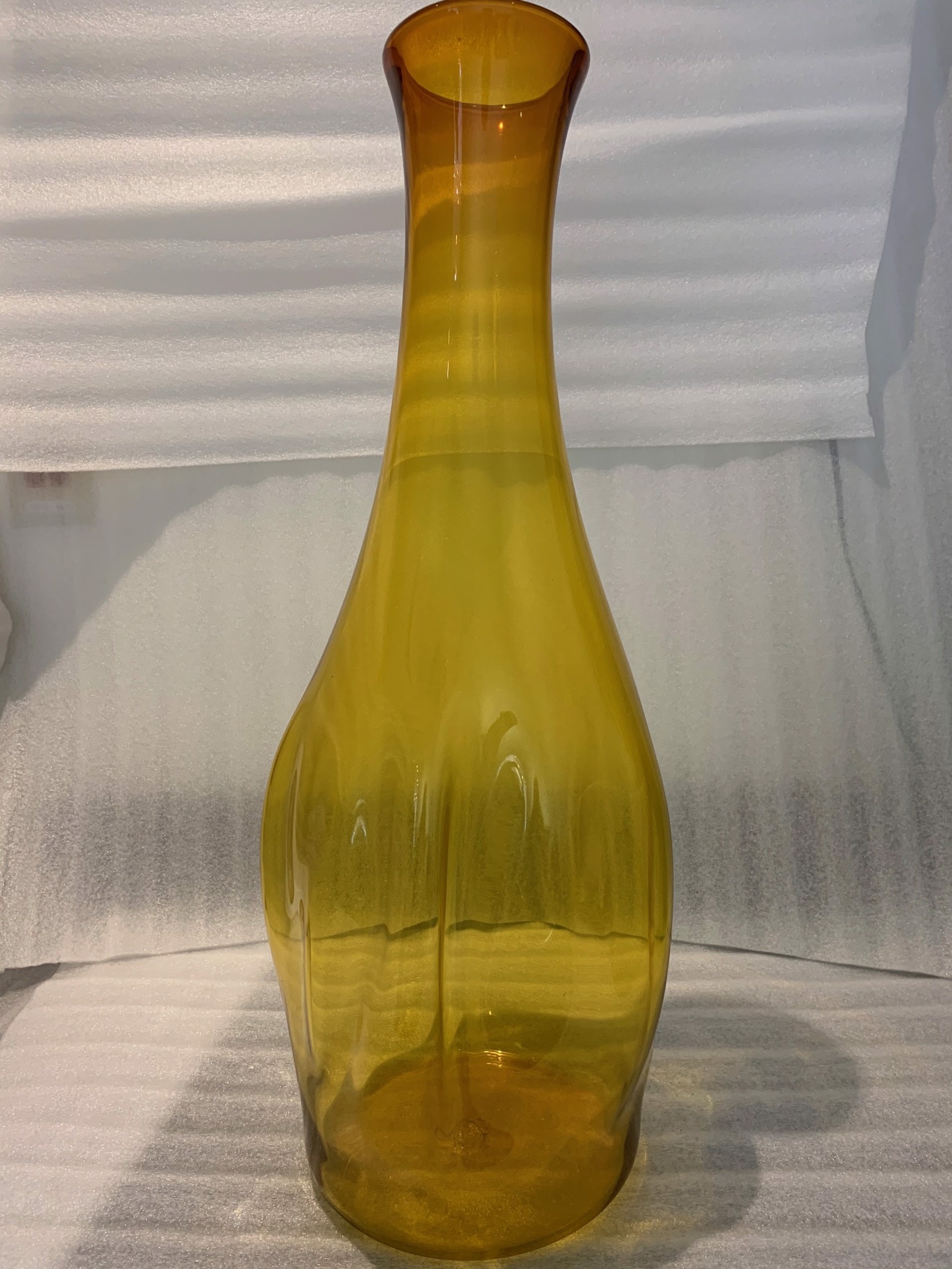 Raisin Bottle (Medium) by Orbix Hot Glass