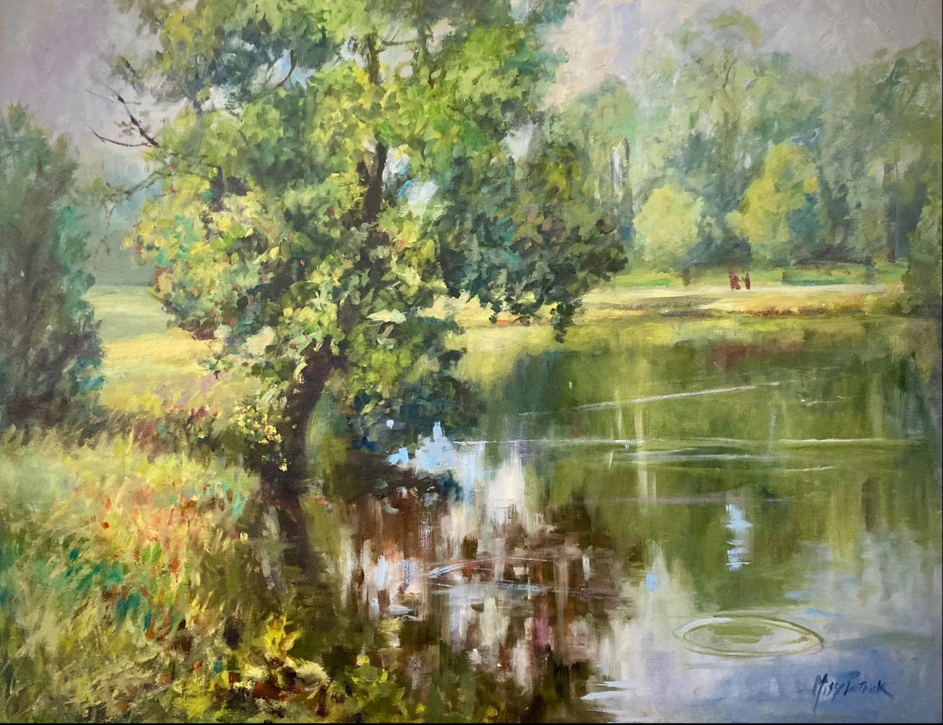The Pond in Summer by Missy Patrick