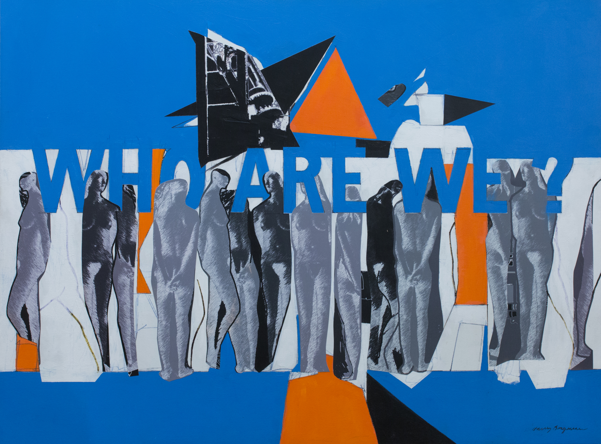 Who Are We? (Blue/Red) by Harry Borgman
