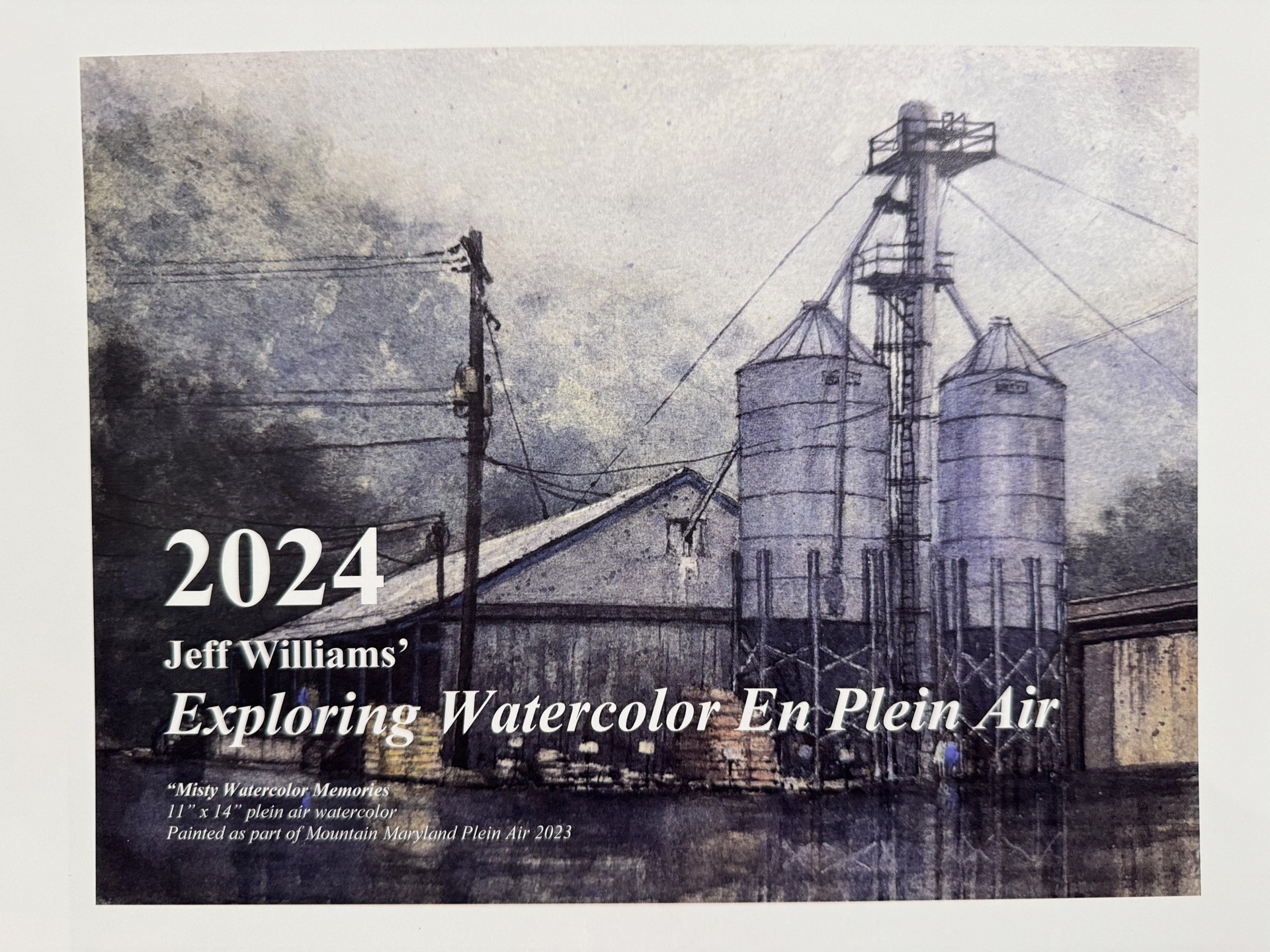 2024 Calendar - Exploring Watercolor En Plein Air by Jeff Williams